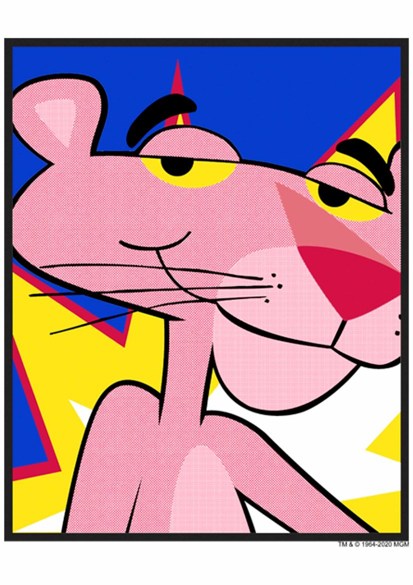 Pink Lichtenstein Graphic T-Shirt