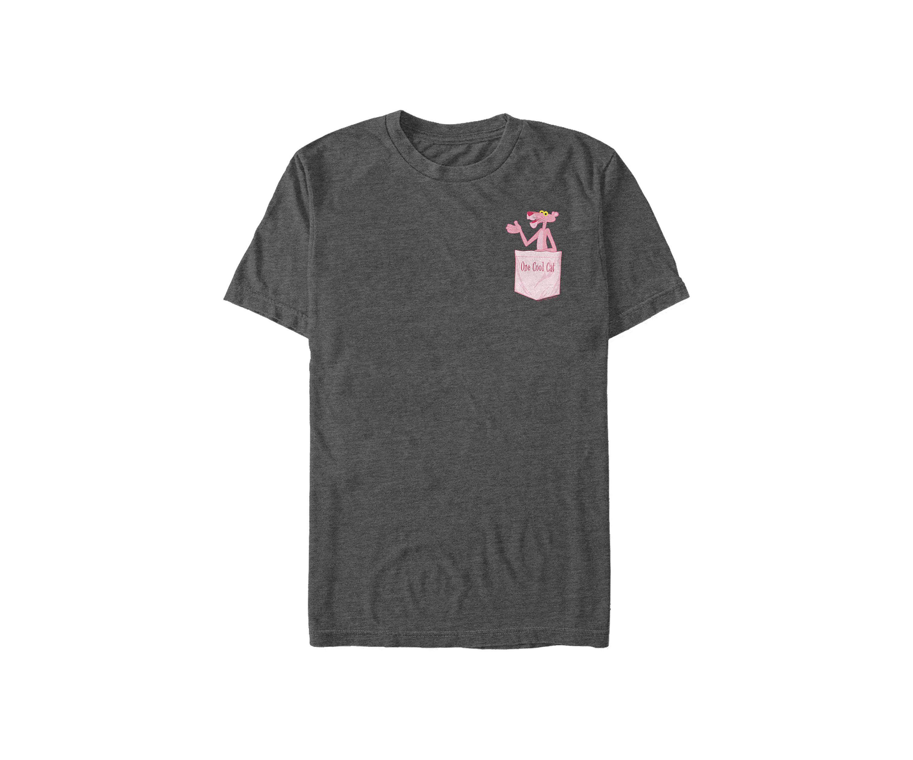 Cool Cat Pocket Graphic T-Shirt