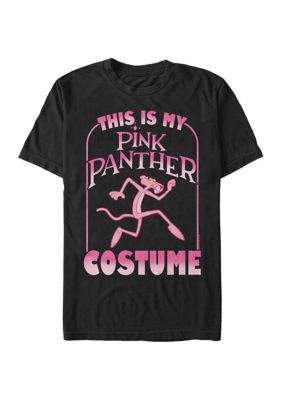 Pink Panther Men's My PinkPanther Costume Graphic T-Shirt, Black, 3XL
