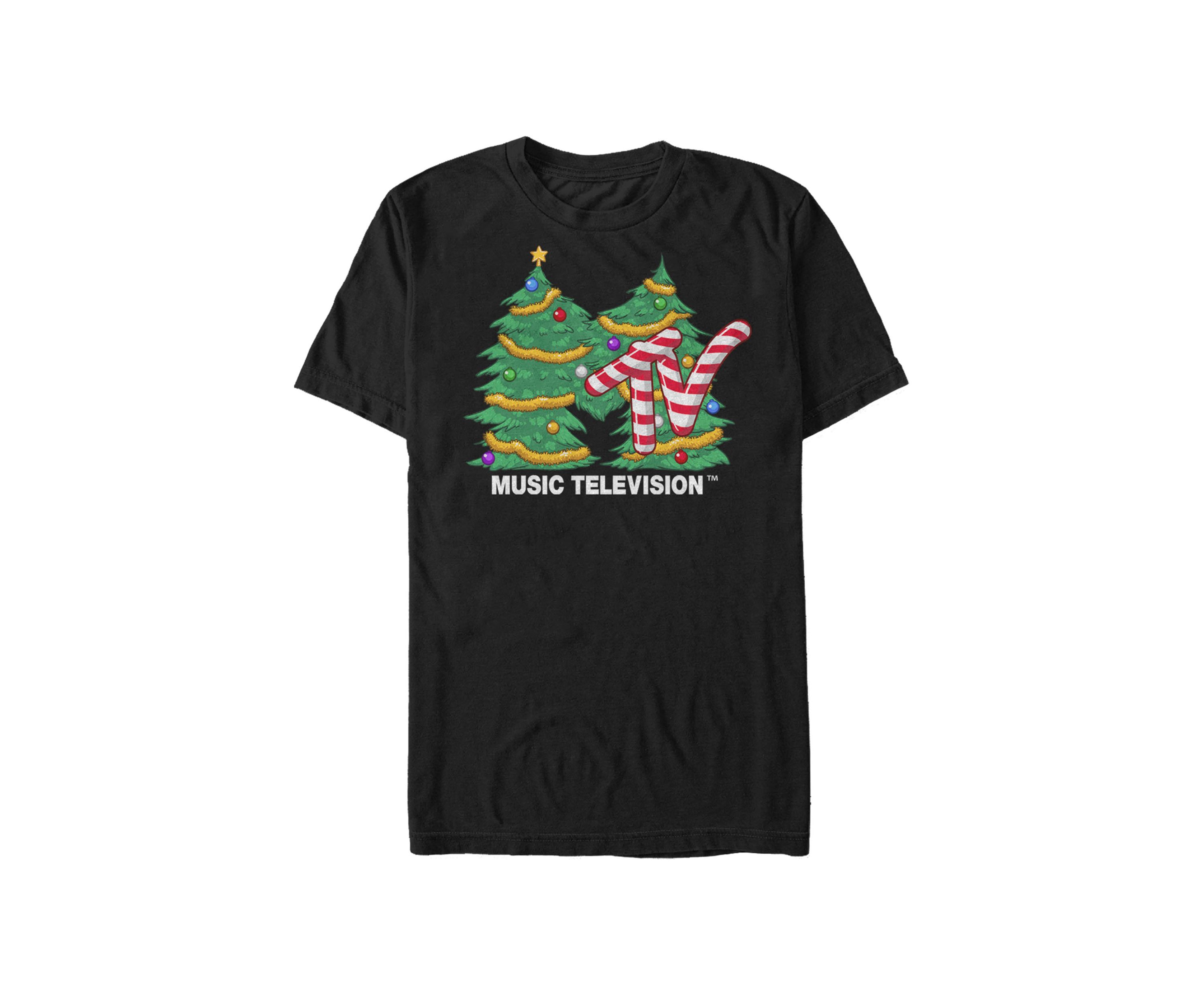 Big & Tall Christmas Tree Logo Short Sleeve Graphic T-Shirt