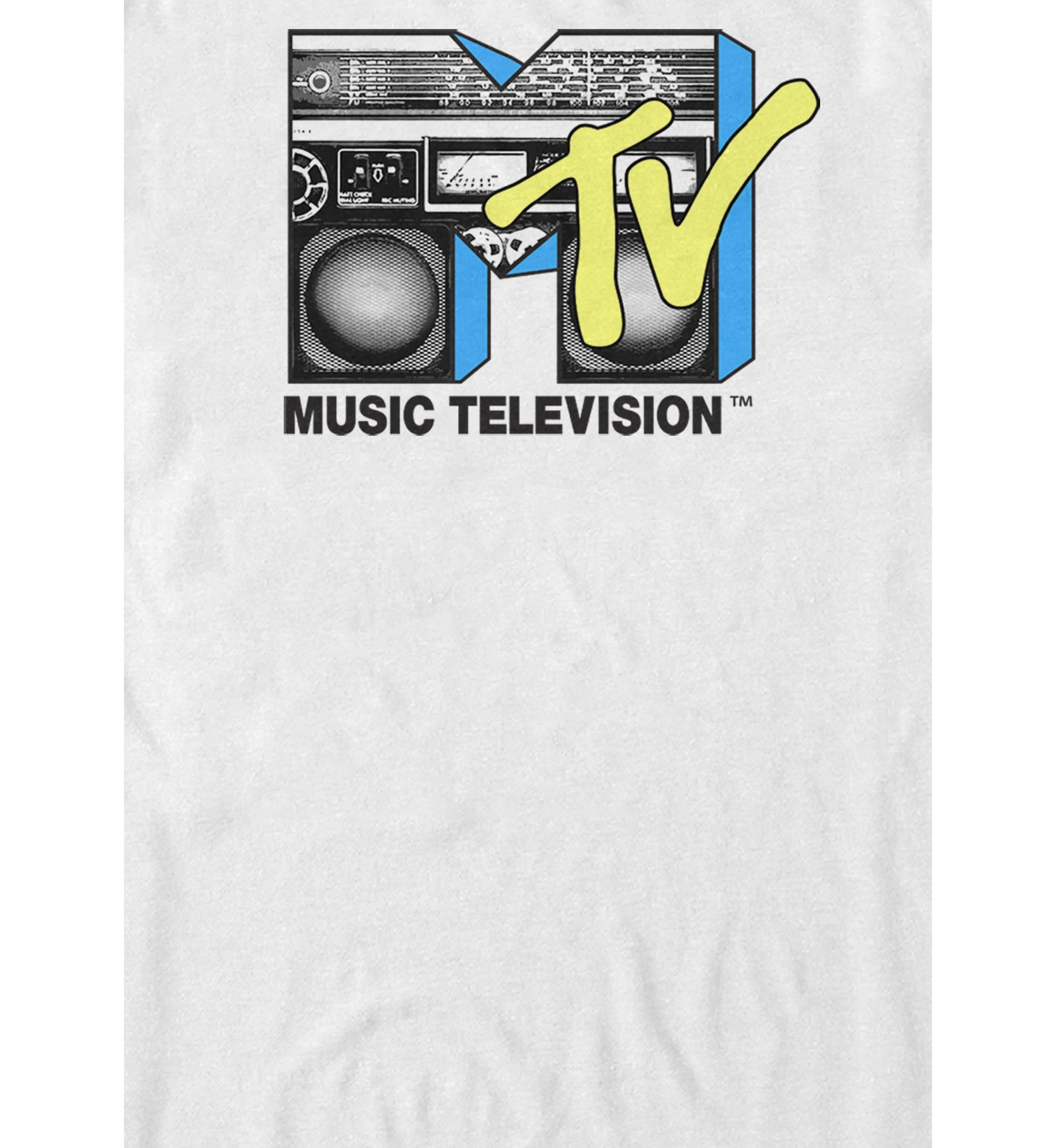 Logo Black And Yellow Boombox Short-Sleeve T-Shirt