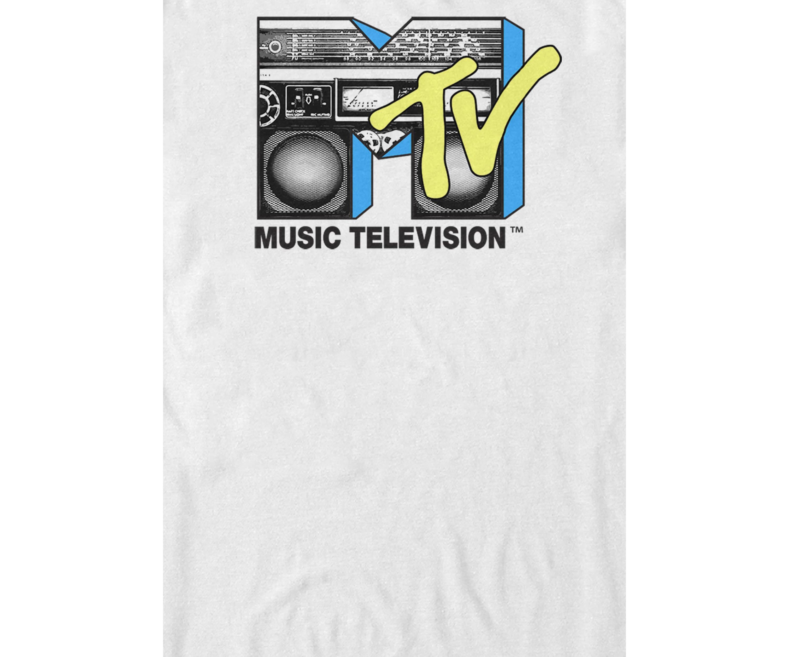 Logo Black And Yellow Boombox Short-Sleeve T-Shirt
