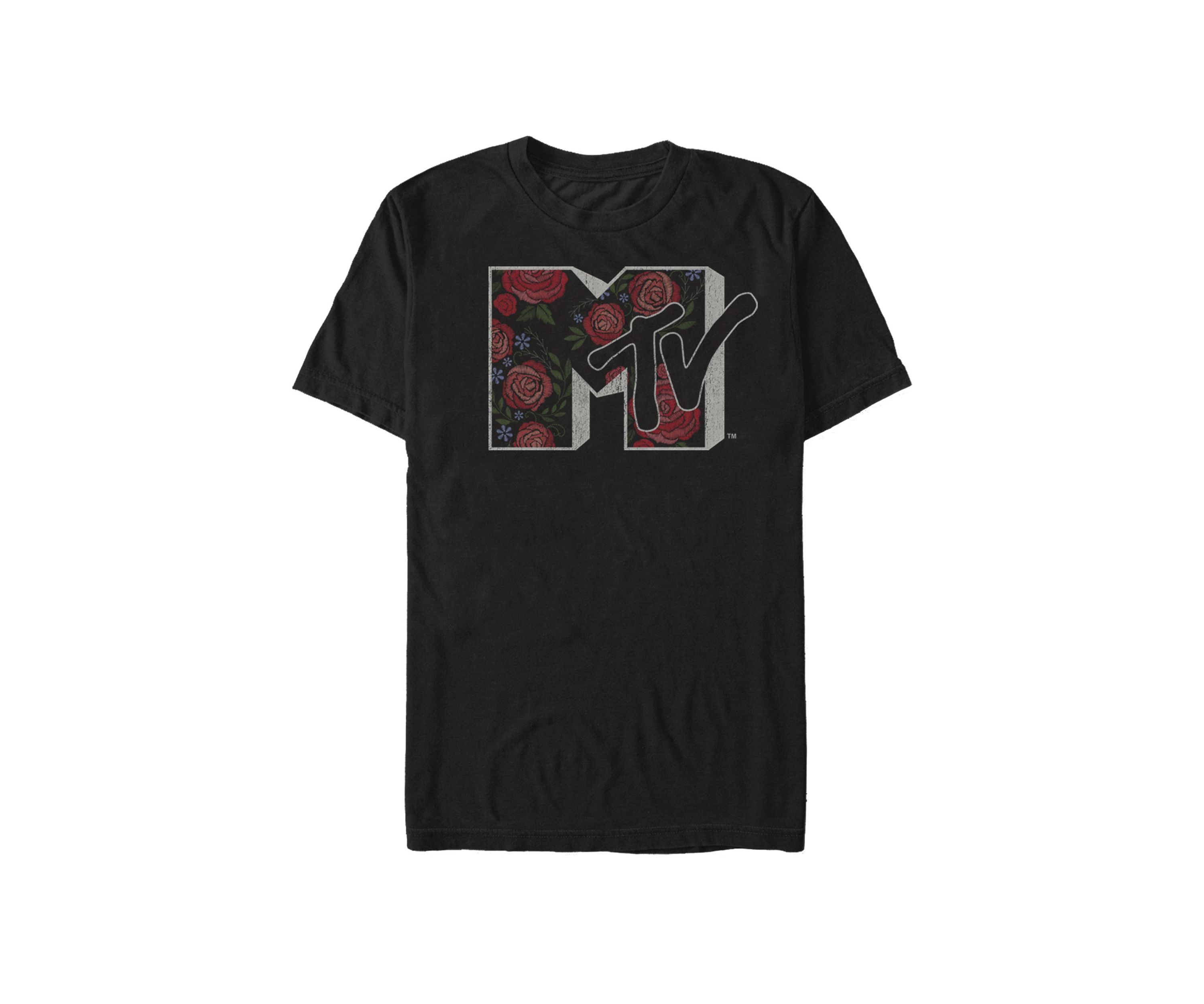 Floral Logo Short-Sleeve T-Shirt