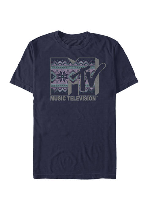 MTV Stitch Graphic Short Sleeve T-Shirt