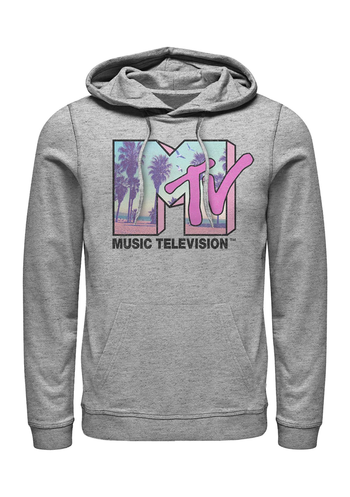 Beach Fill Graphic Fleece Hoodie
