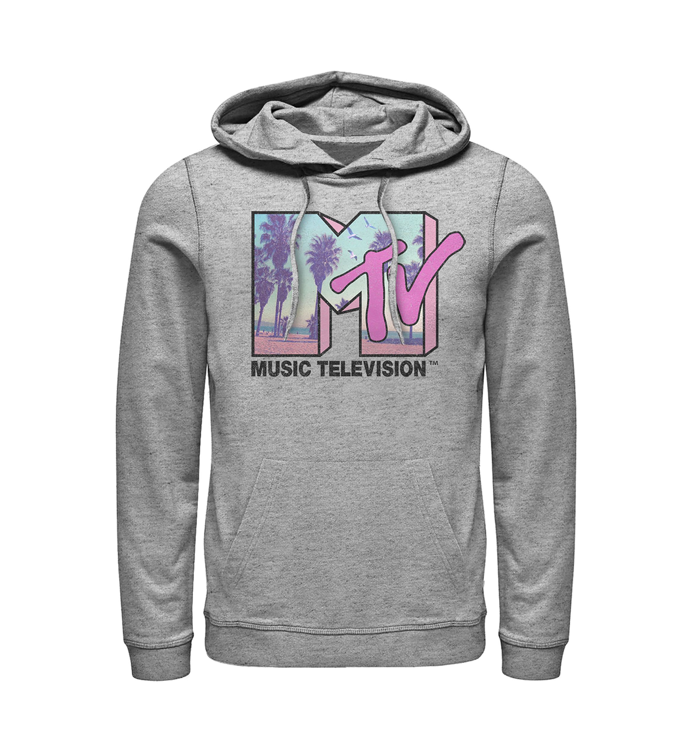 Beach Fill Graphic Fleece Hoodie