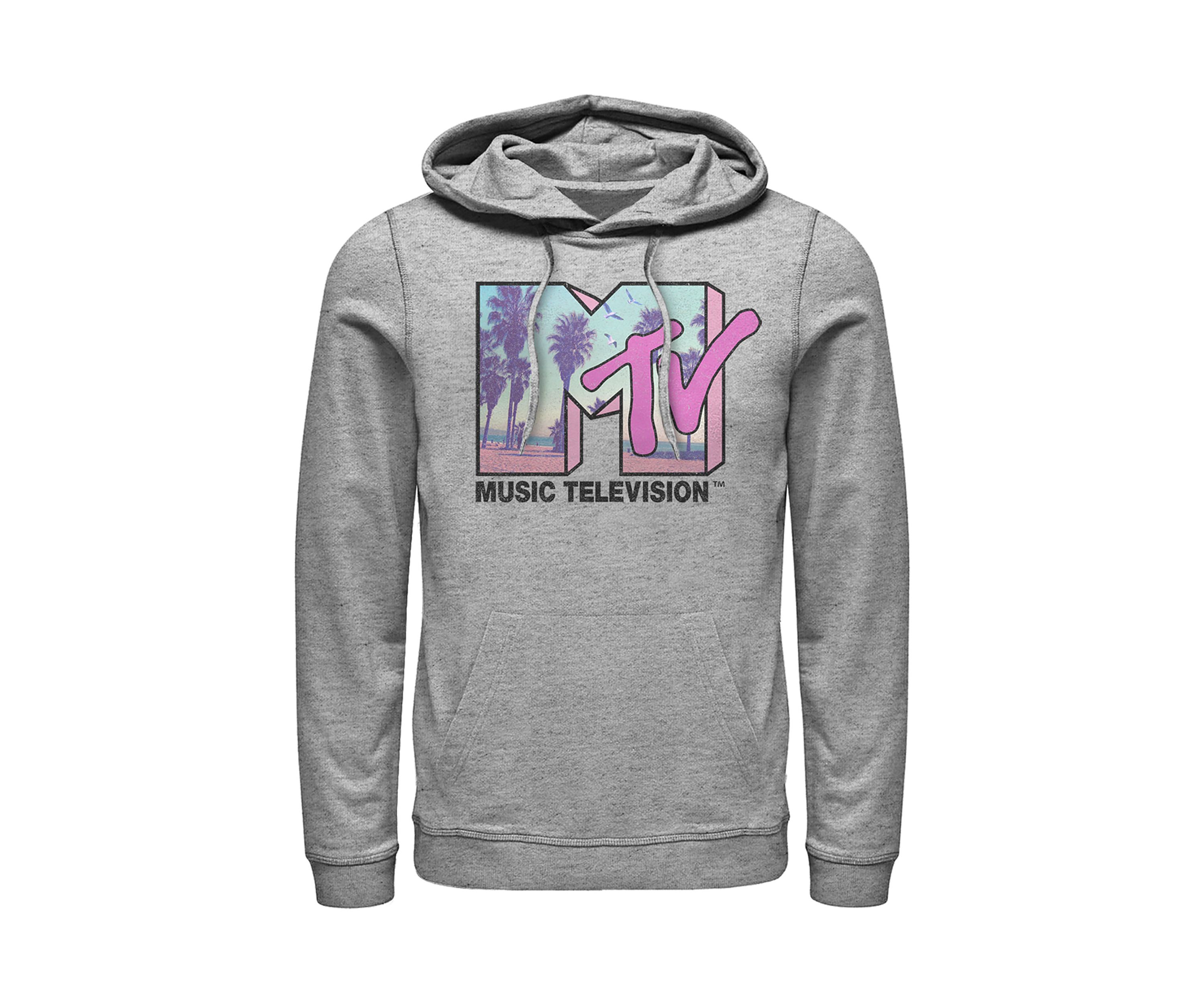 Beach Fill Graphic Fleece Hoodie
