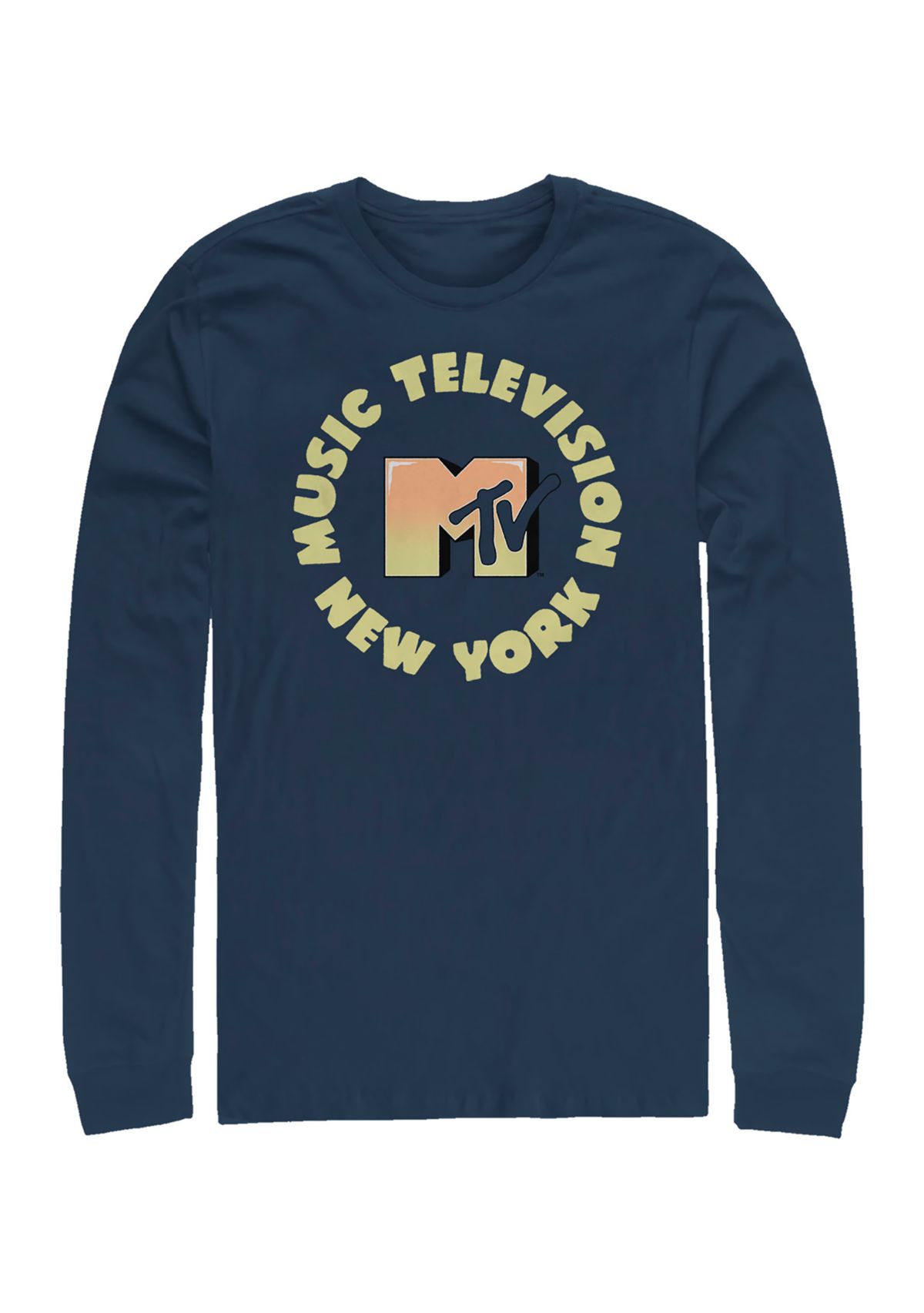 Bubble Back Graphic Long Sleeve T-Shirt