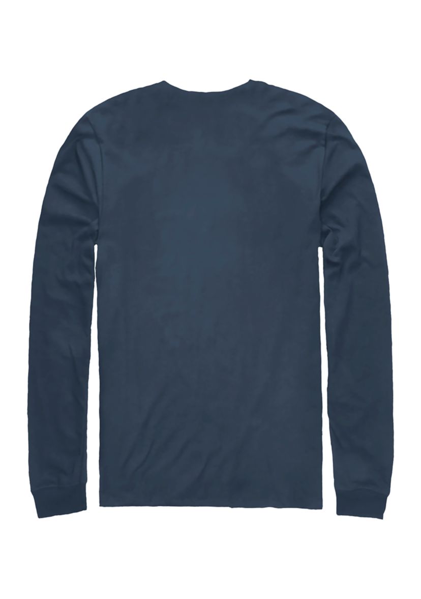 Bubble Back Graphic Long Sleeve T-Shirt