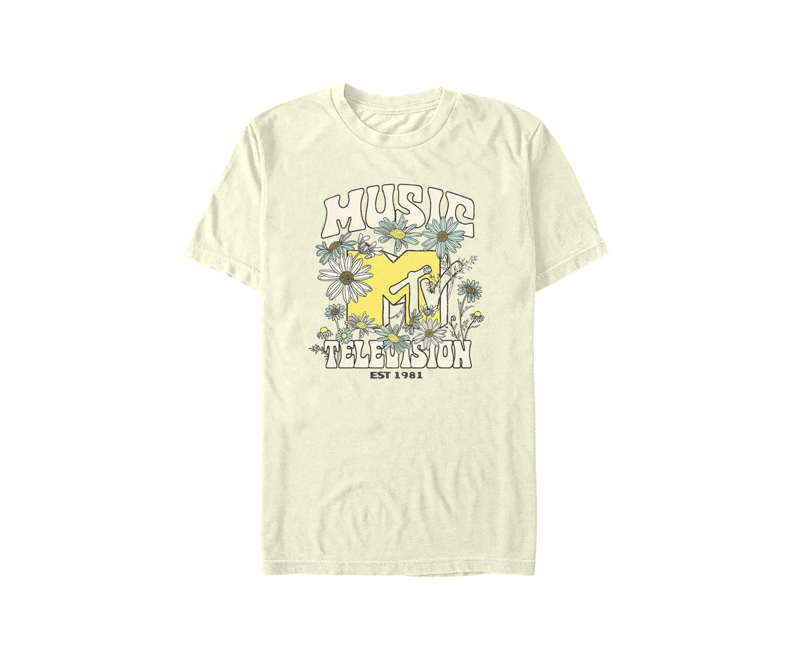 MTV Flowers Graphic T-Shirt
