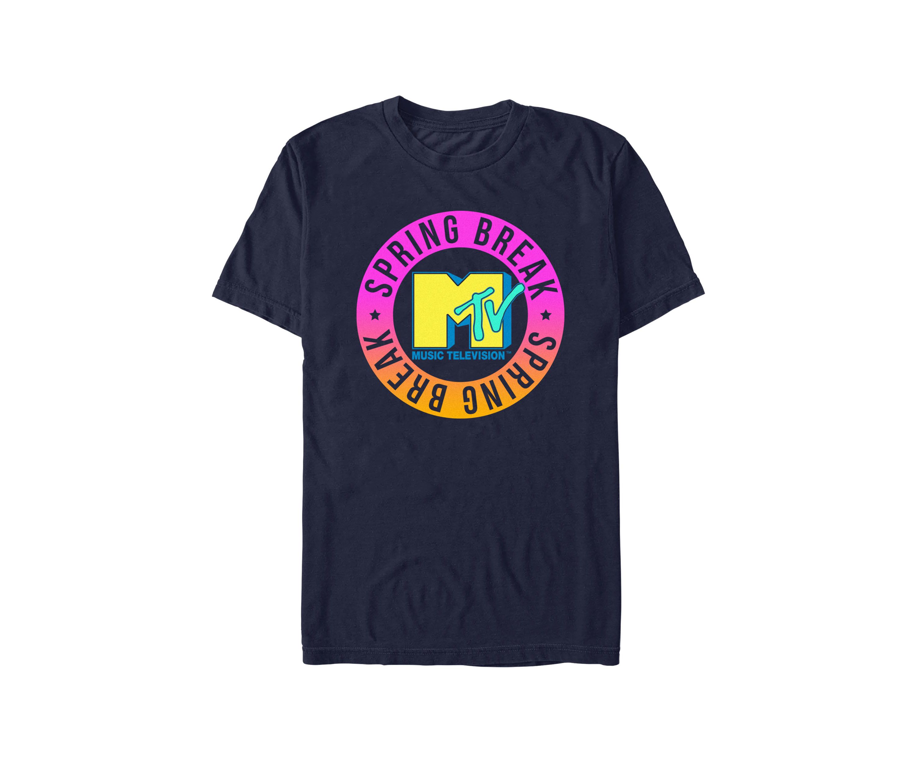 MTV Spring Break Circle Graphic T-Shirt