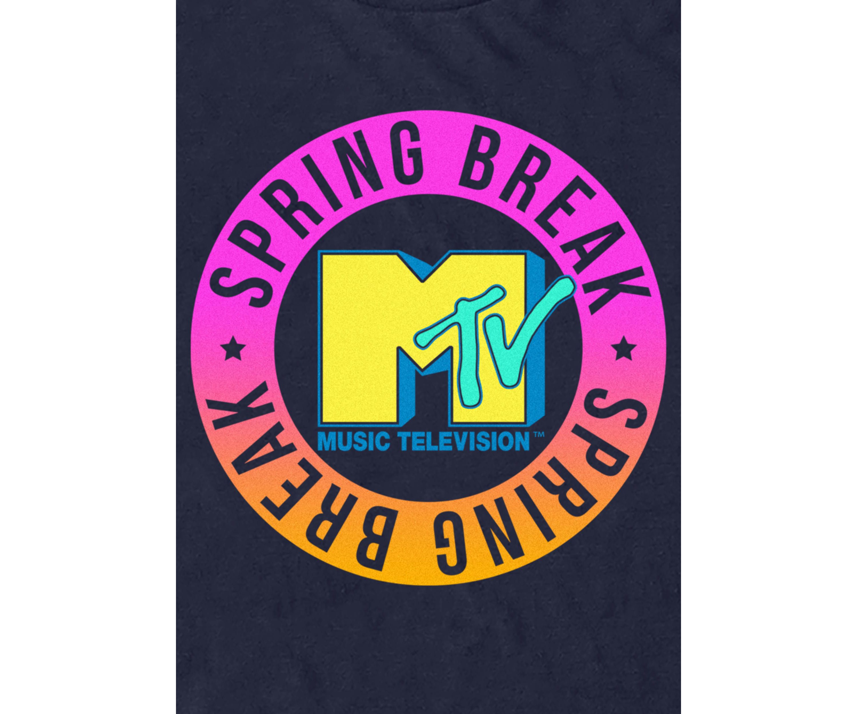 MTV Spring Break Circle Graphic T-Shirt