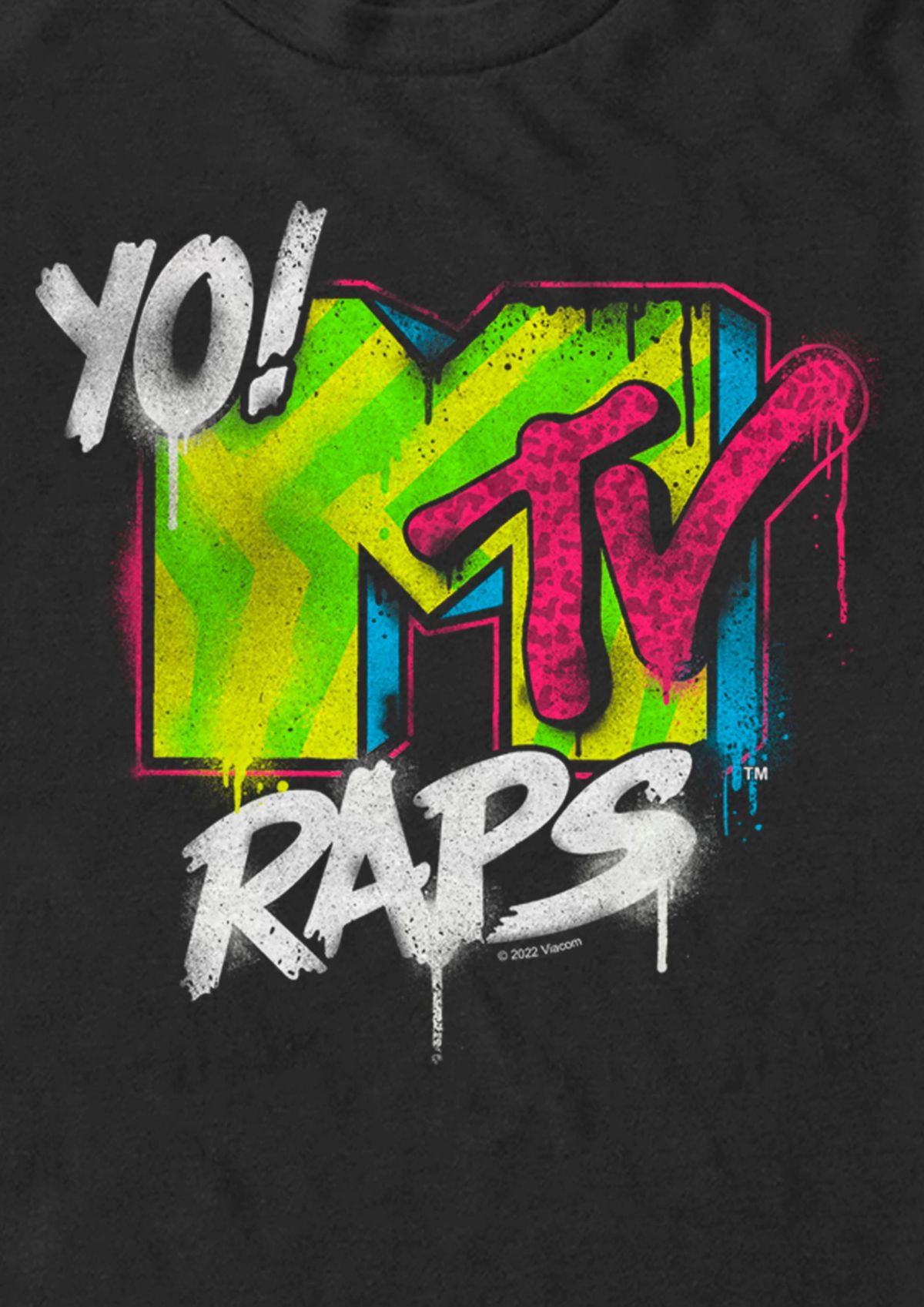 MTV Raps Tag Graphic T-Shirt