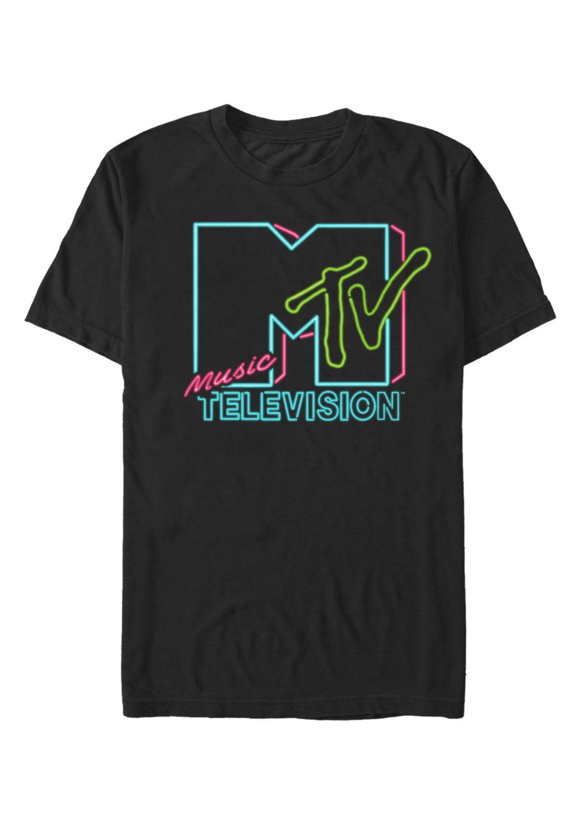 Neon MTV Graphic T-Shirt