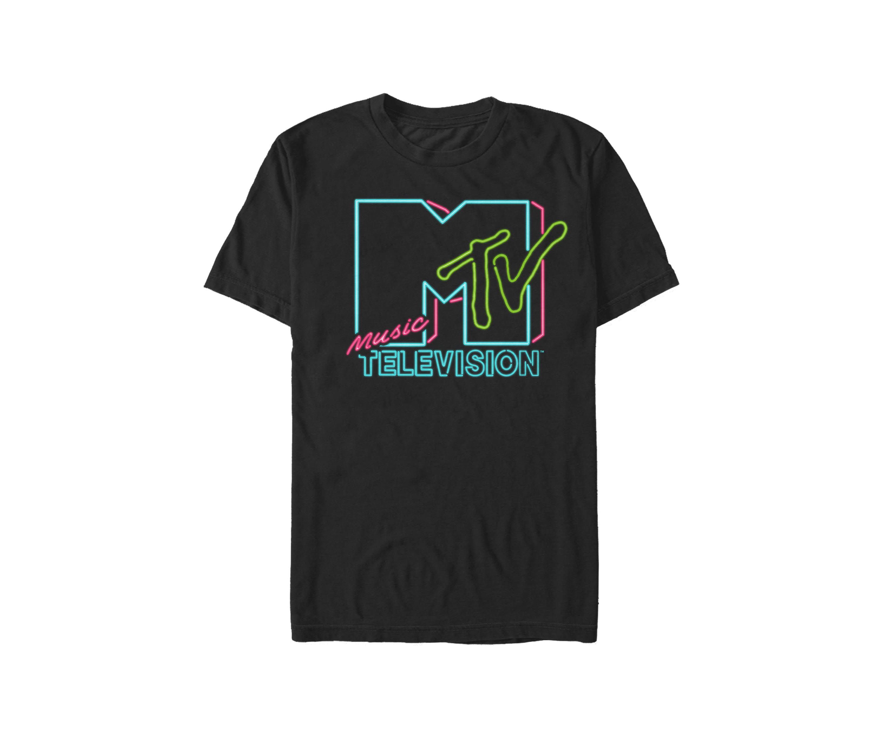 Neon MTV Graphic T-Shirt