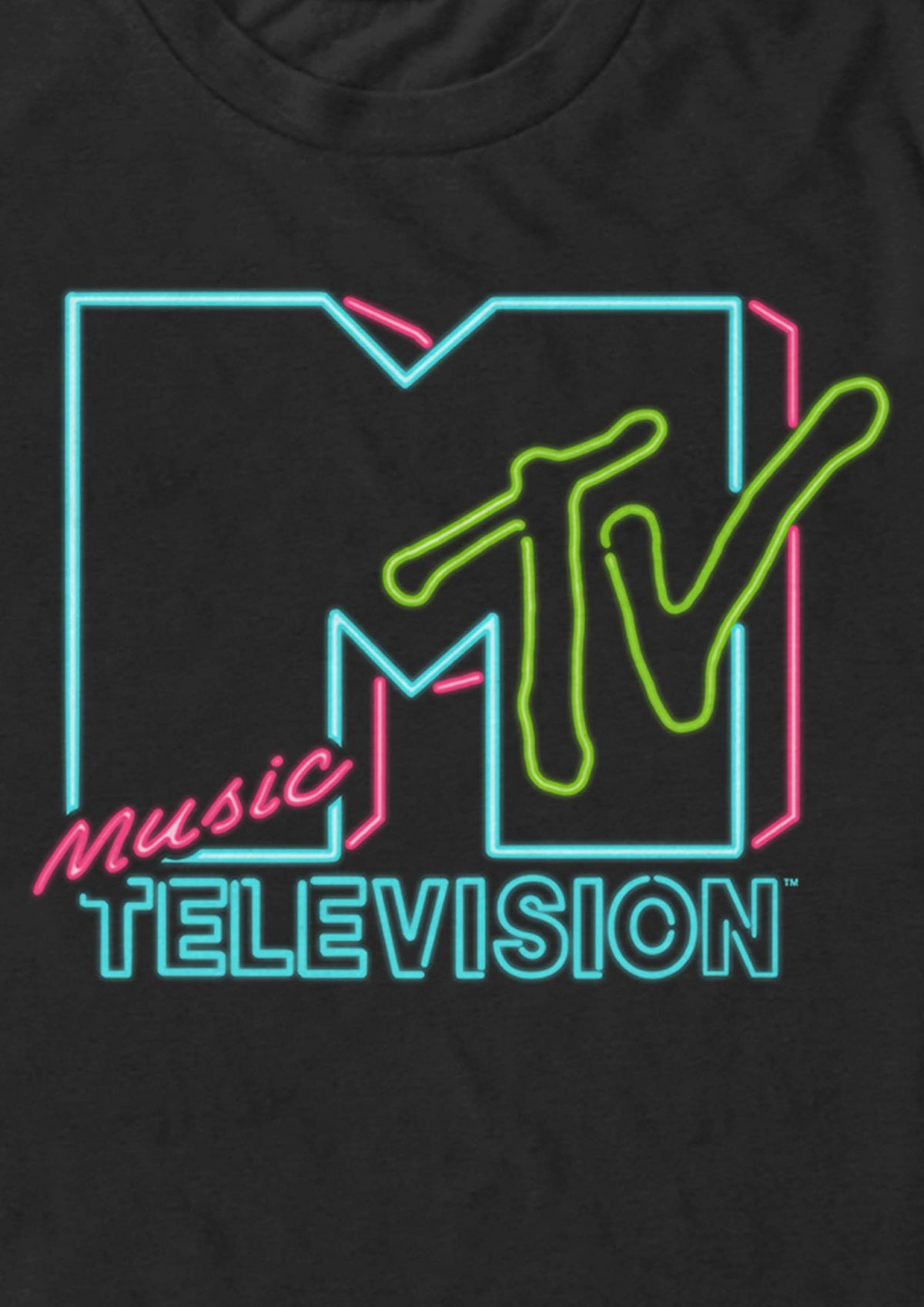Neon MTV Graphic T-Shirt