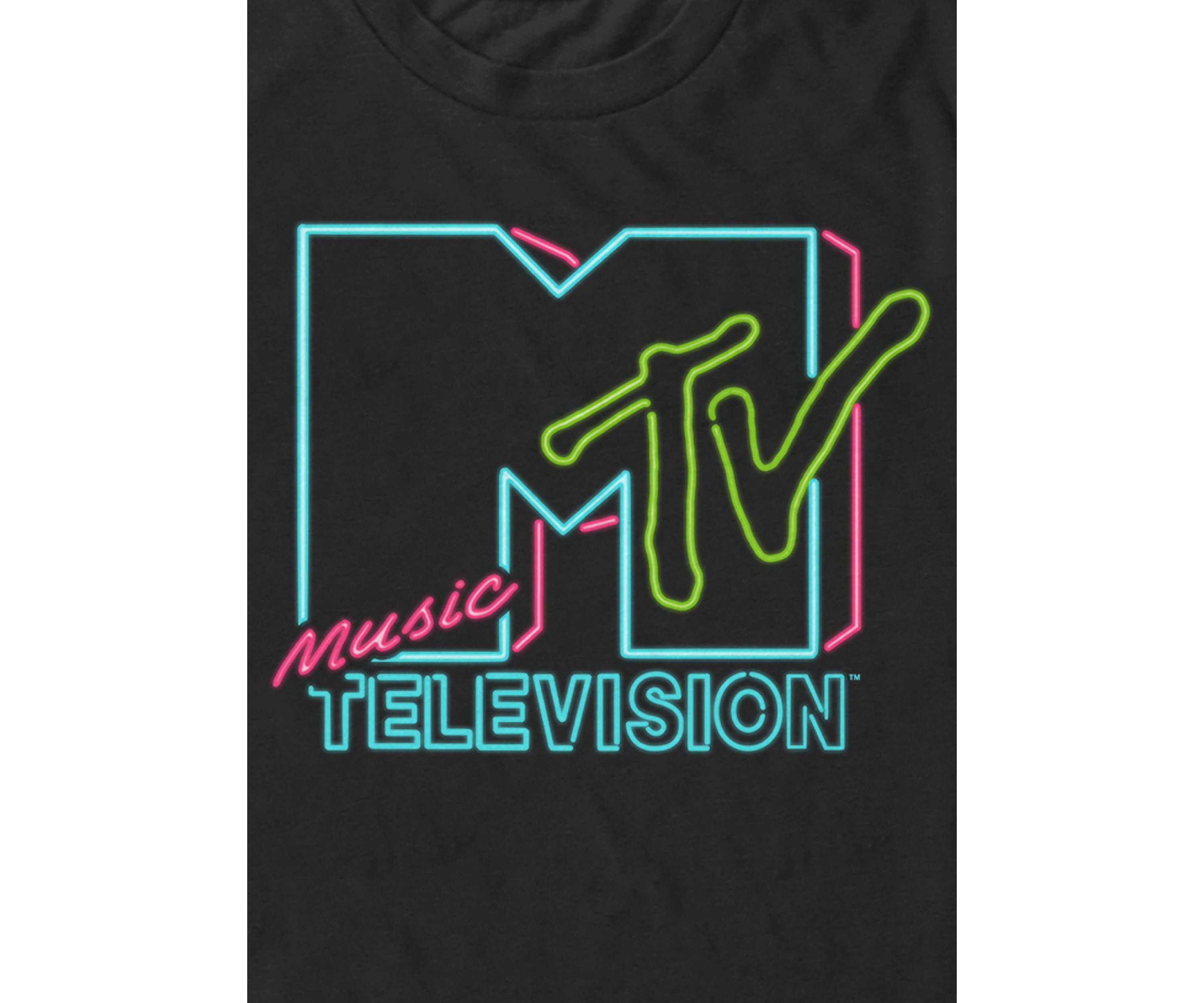 Neon MTV Graphic T-Shirt