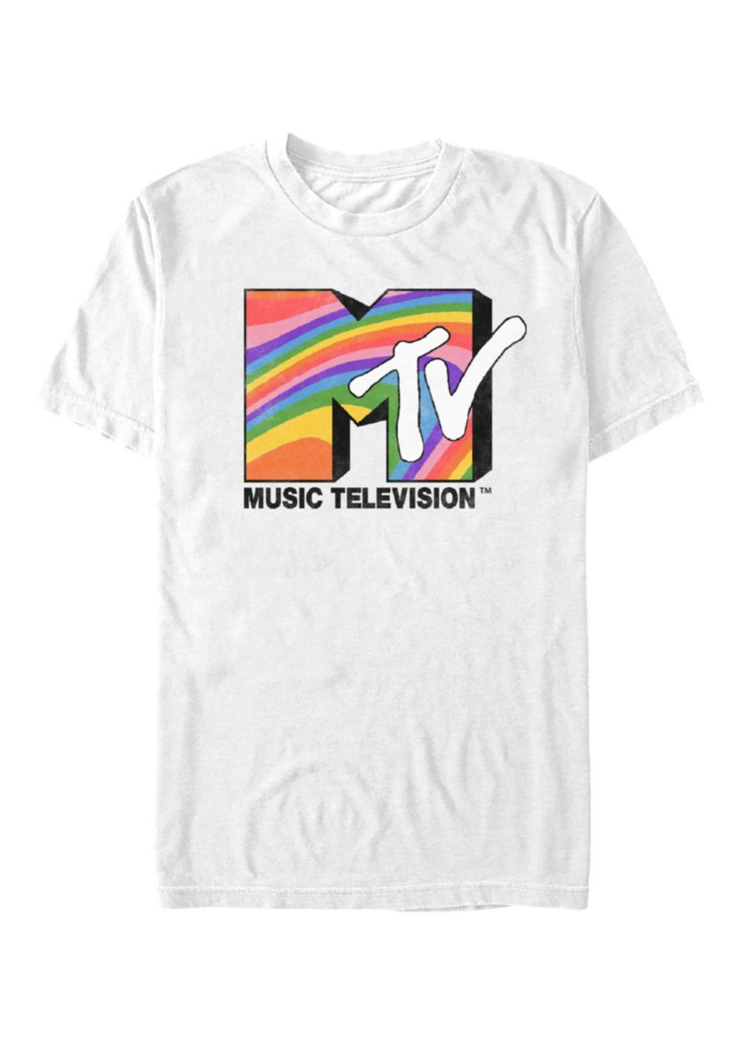 Rainbow Television Graphic T-Shirt