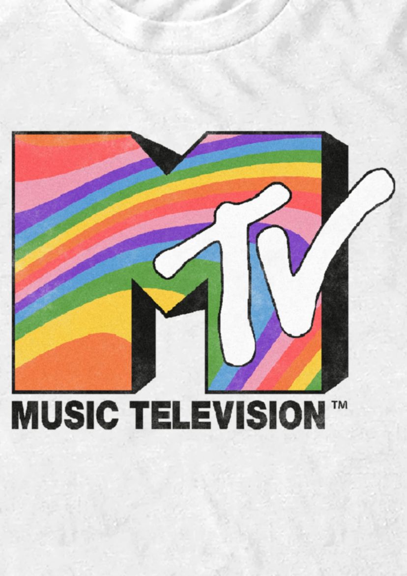 Rainbow Television Graphic T-Shirt