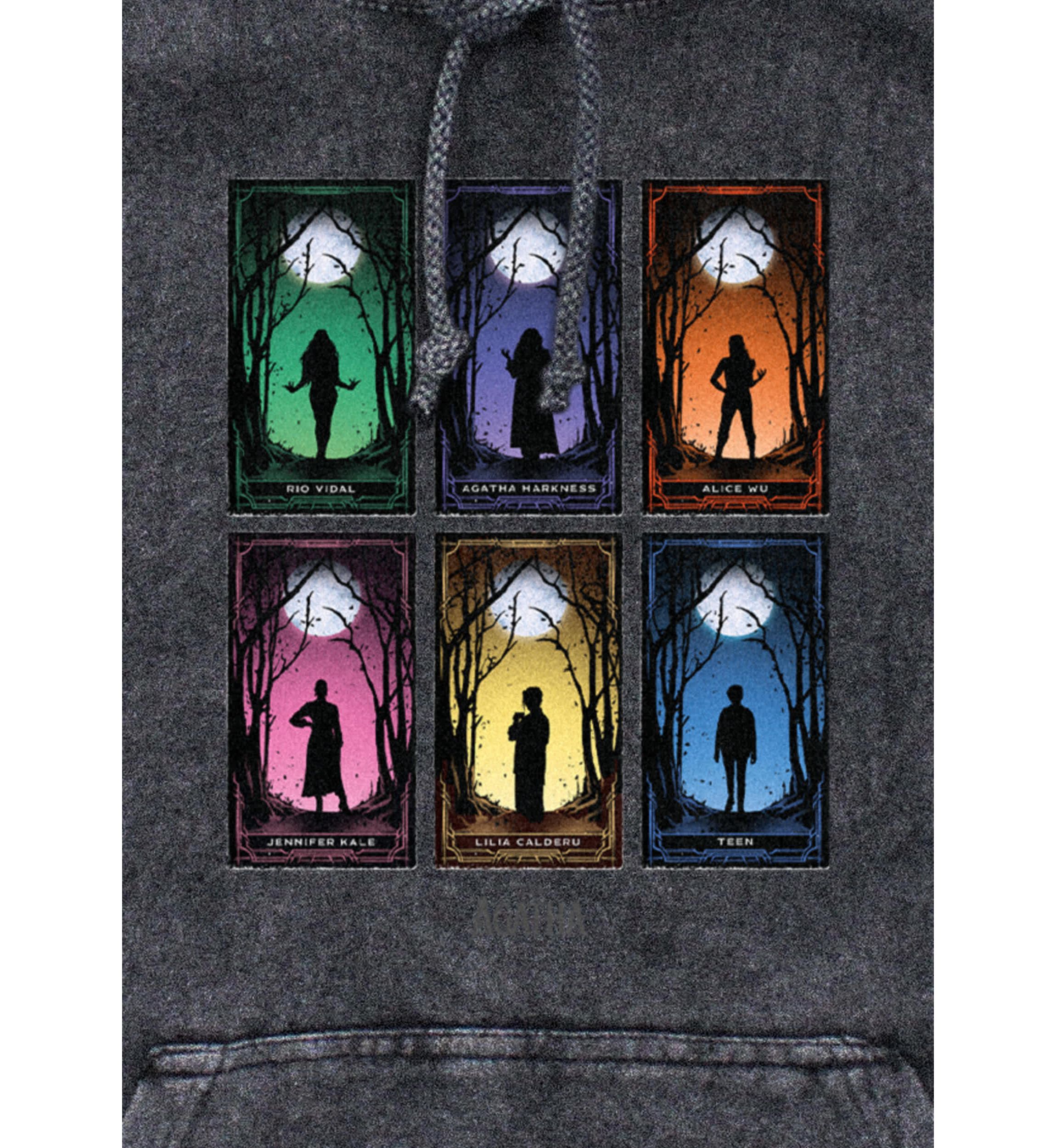 Agatha Cards Graphic Fleece Hoodie