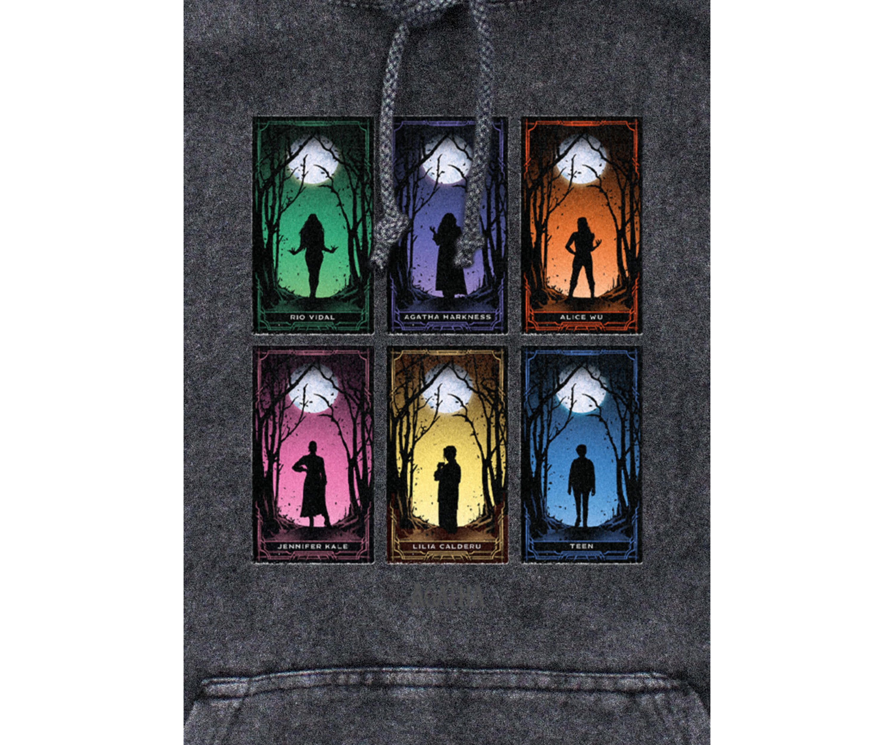 Agatha Cards Graphic Fleece Hoodie