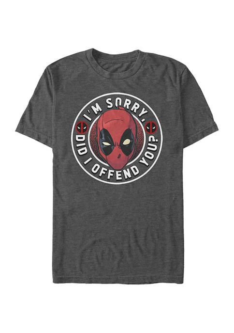 Deadpool Sorry Not Sorry Graphic T-Shirt