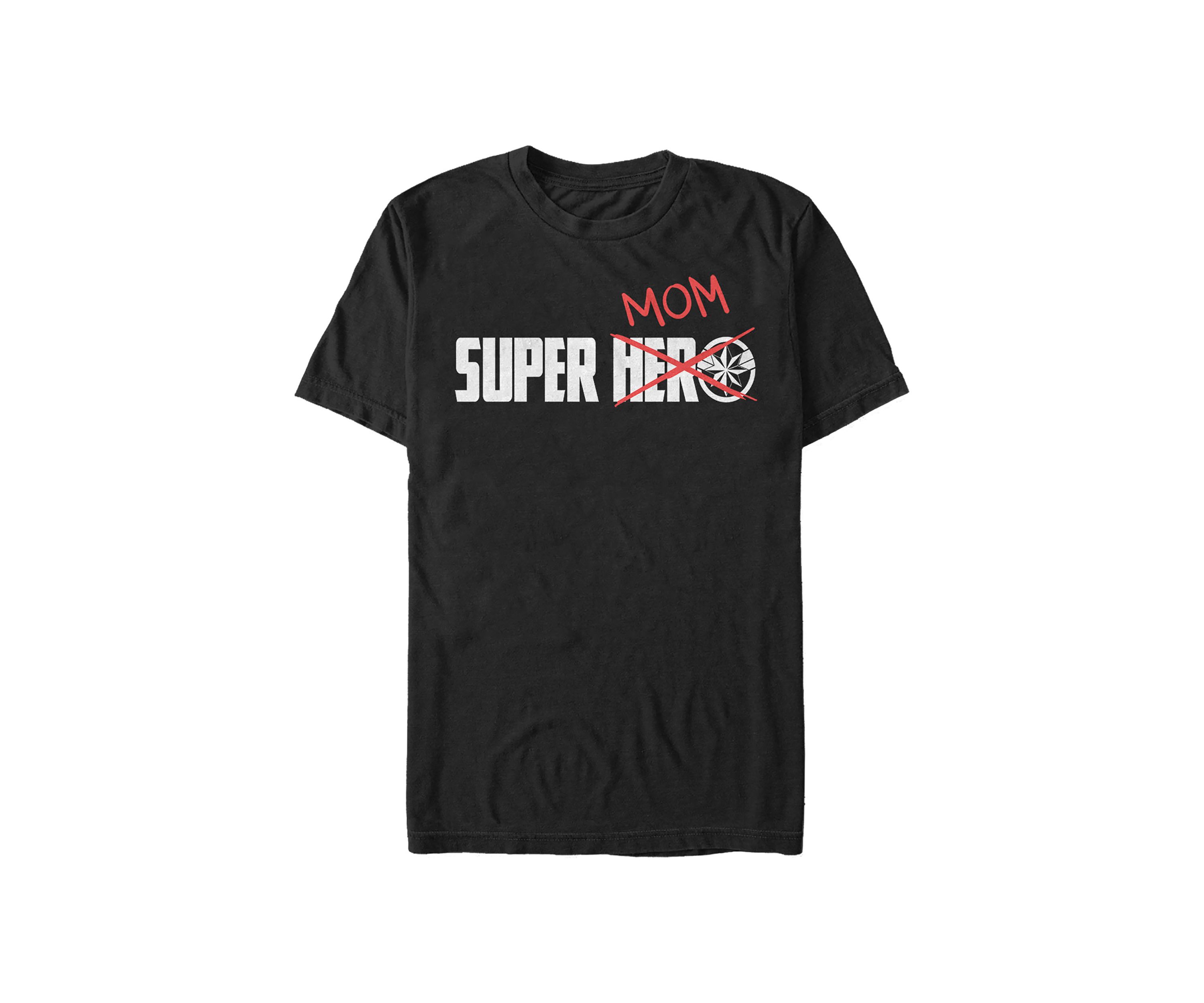 Seasonal Super Mom Doodle Graphic Short Sleeve T-Shirt