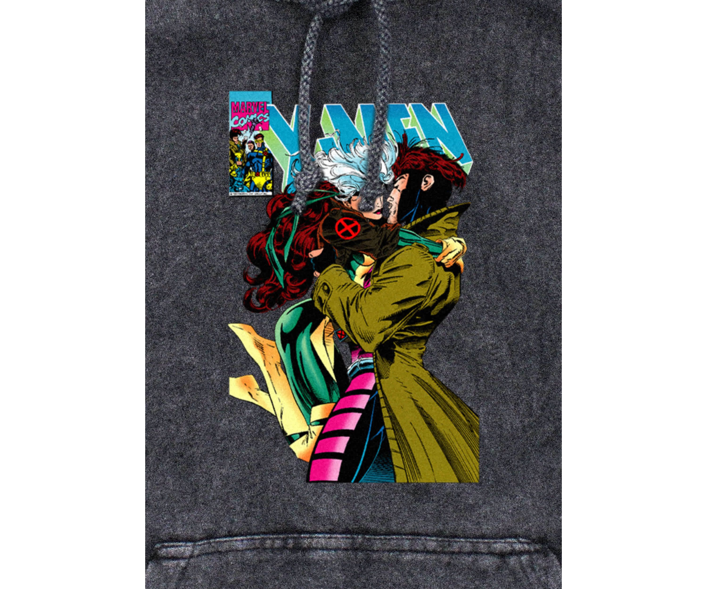 Mvl Xmen Rogue Gambit 4Eva Graphic Fleece Hoodie