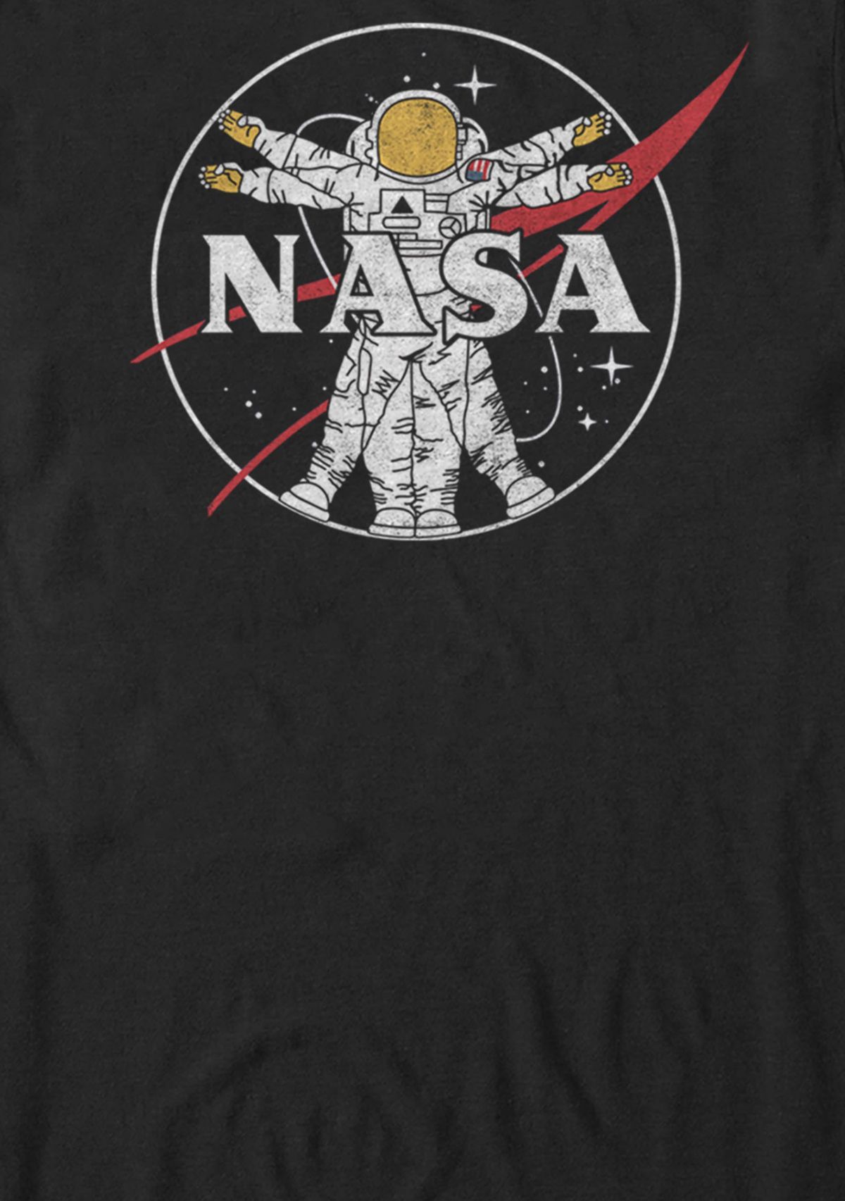 Vitruvian Astronaut Logo Short-Sleeve T-Shirt