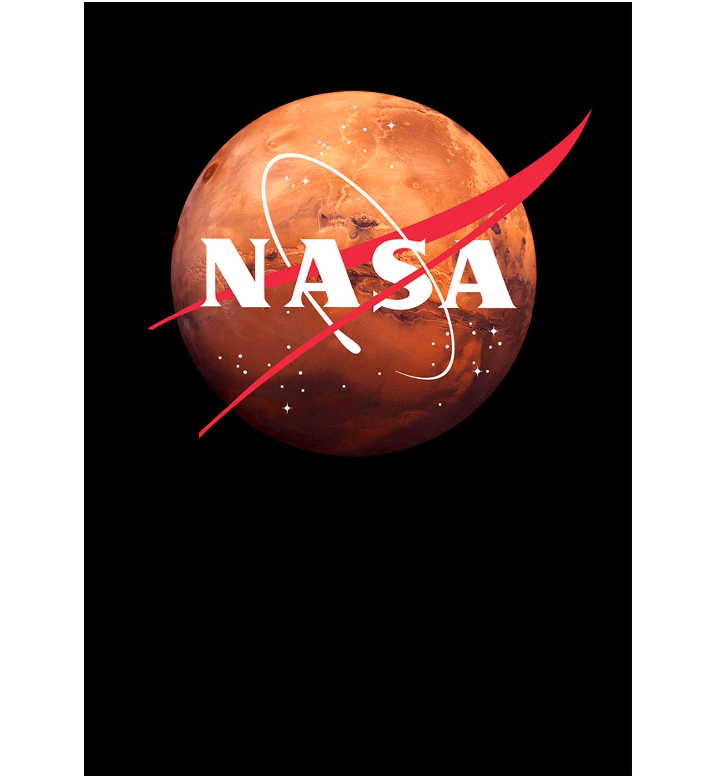 Big & Tall NASA Mars Logo Graphic Short Sleeve T-Shirt