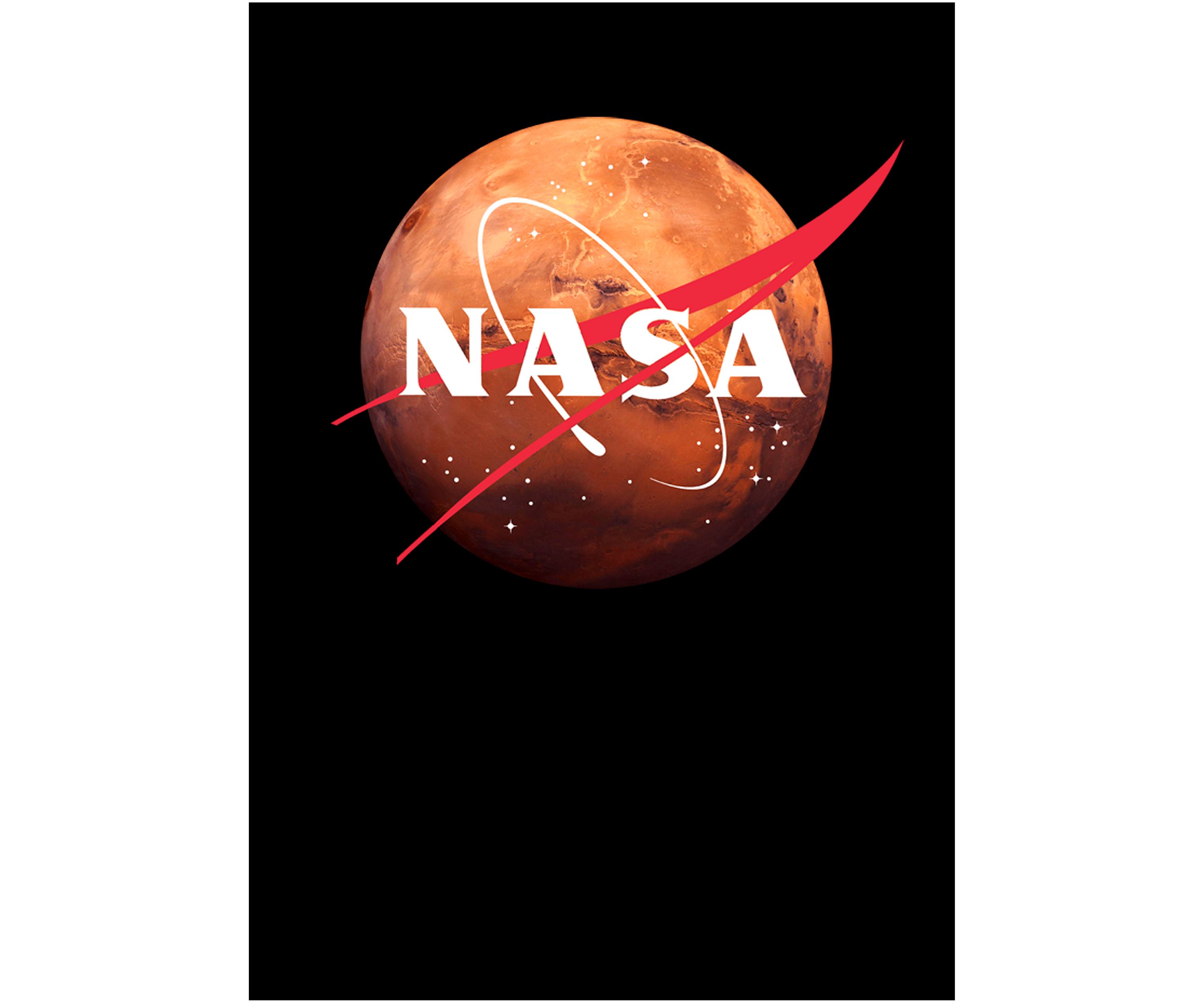 Big & Tall NASA Mars Logo Graphic Short Sleeve T-Shirt