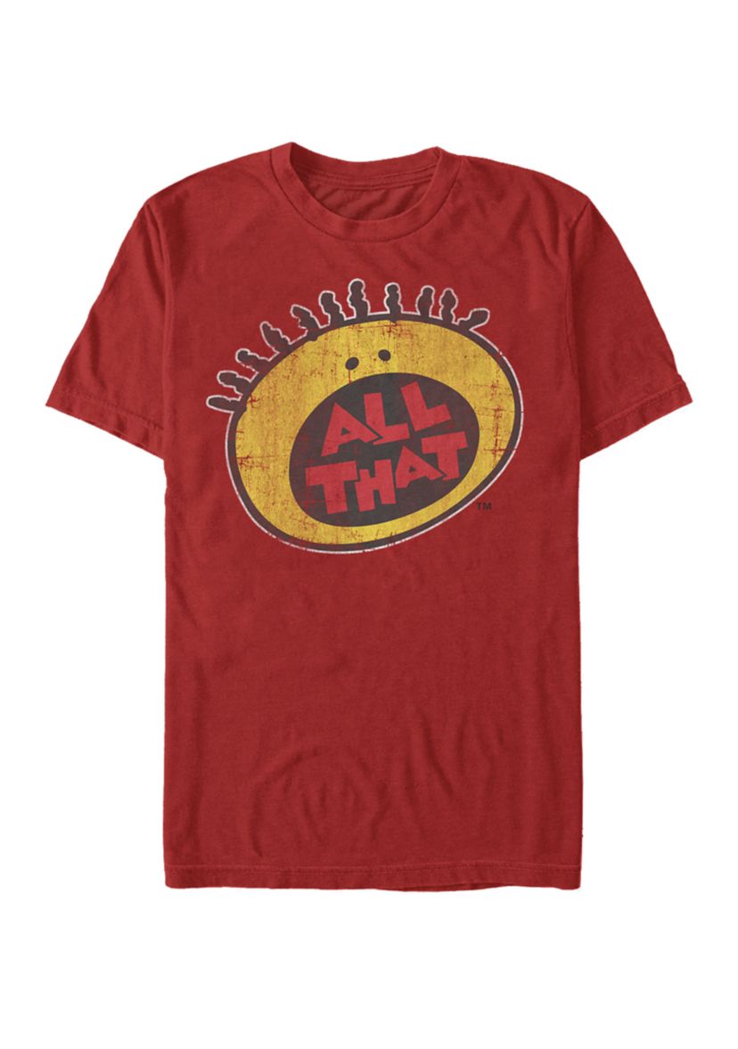 All That Classic Vintage Face Logo Title Short Sleeve T-Shirt