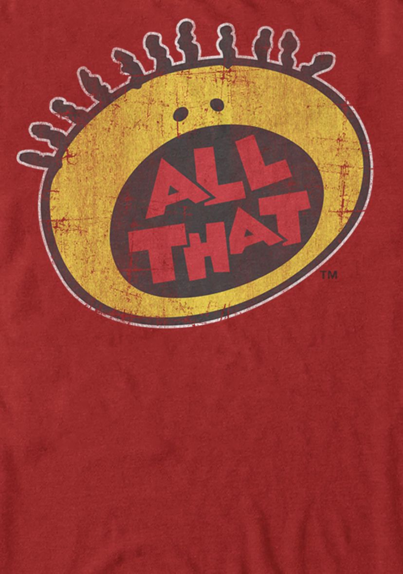 All That Classic Vintage Face Logo Title Short Sleeve T-Shirt