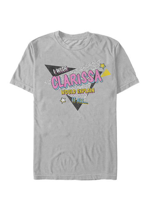 Wish Clarissa Would Short Sleeve Graphic T-Shirt