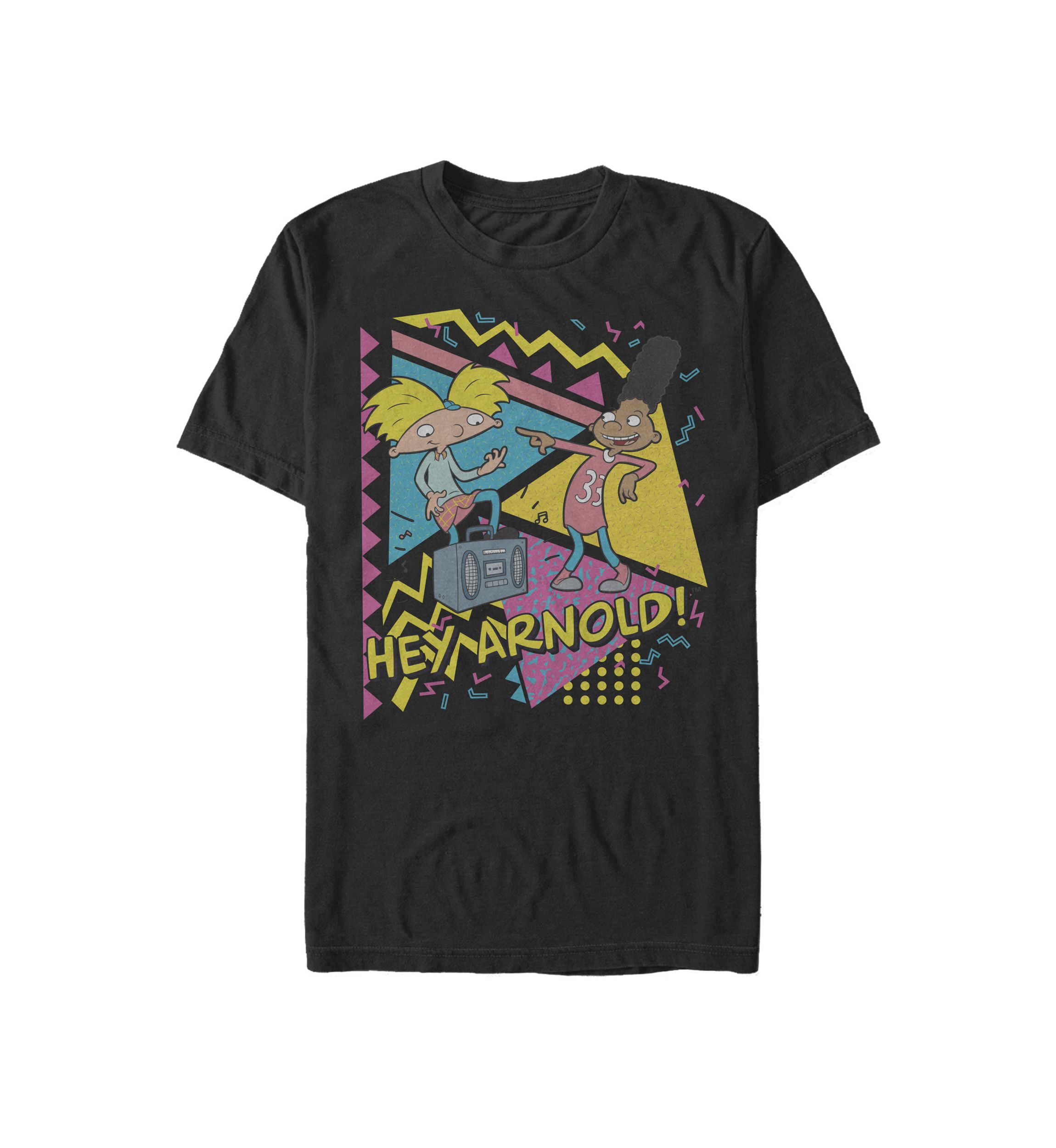 Hey Arnold Gerald Best Friends Boombox Short Sleeve T-Shirt