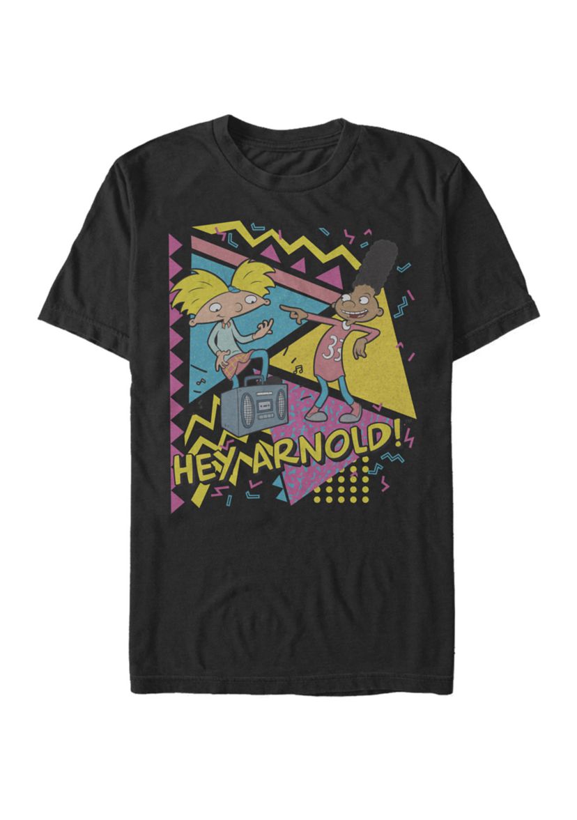 Hey Arnold Gerald Best Friends Boombox Short Sleeve T-Shirt