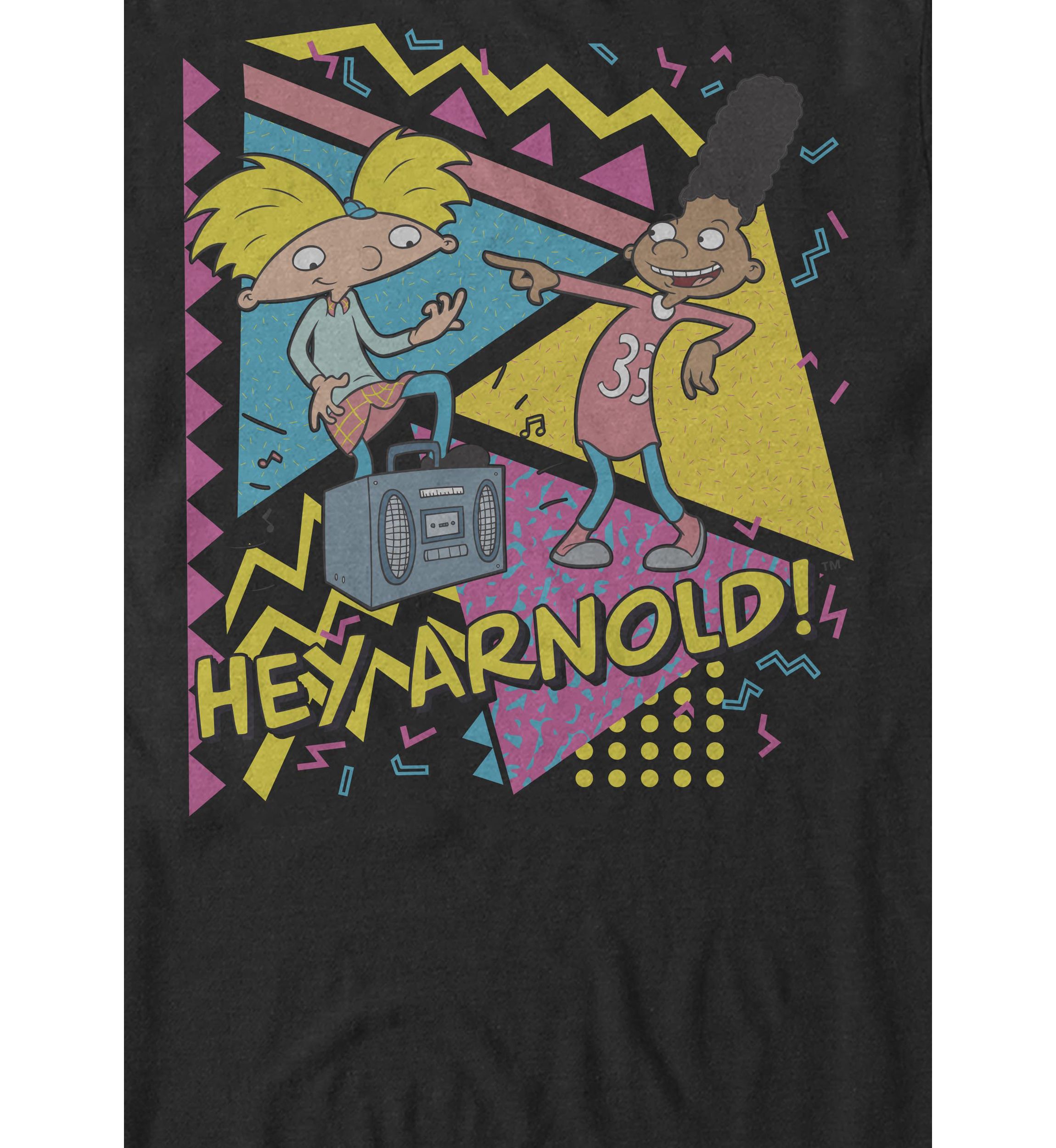 Hey Arnold Gerald Best Friends Boombox Short Sleeve T-Shirt