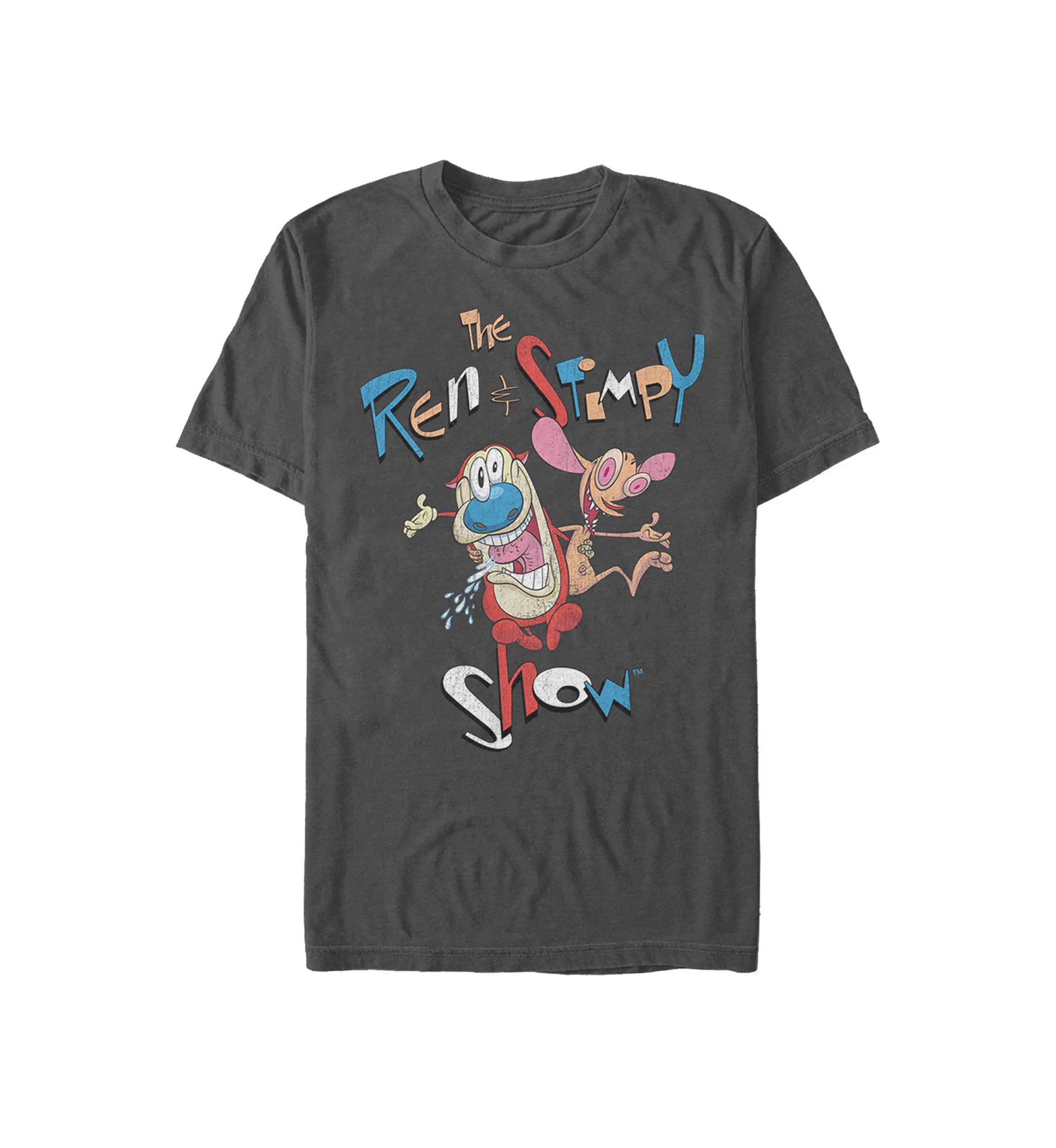 Ren And Stimpy Vintage Title Poster Short-Sleeve T-Shirt