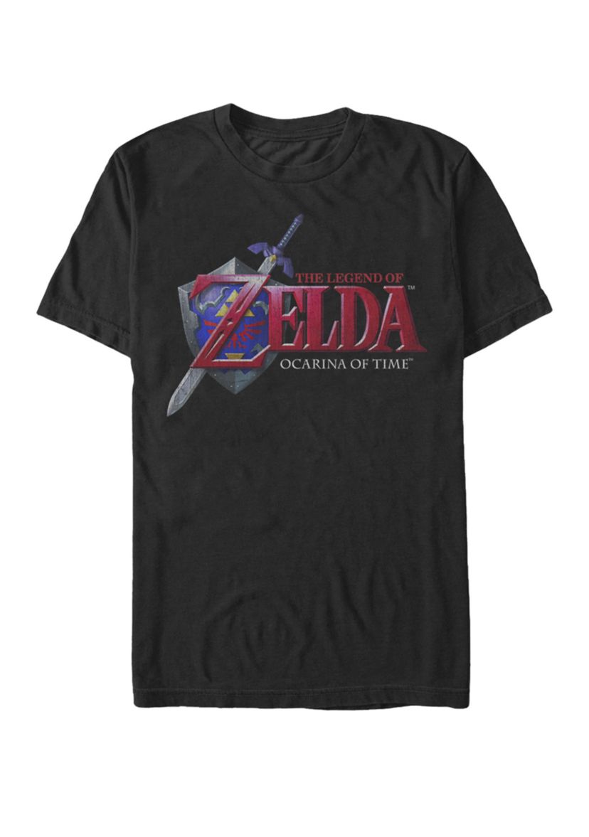 The Legend of Zelda Ocarina of Time Classic Logo Short-Sleeve T-Shirt