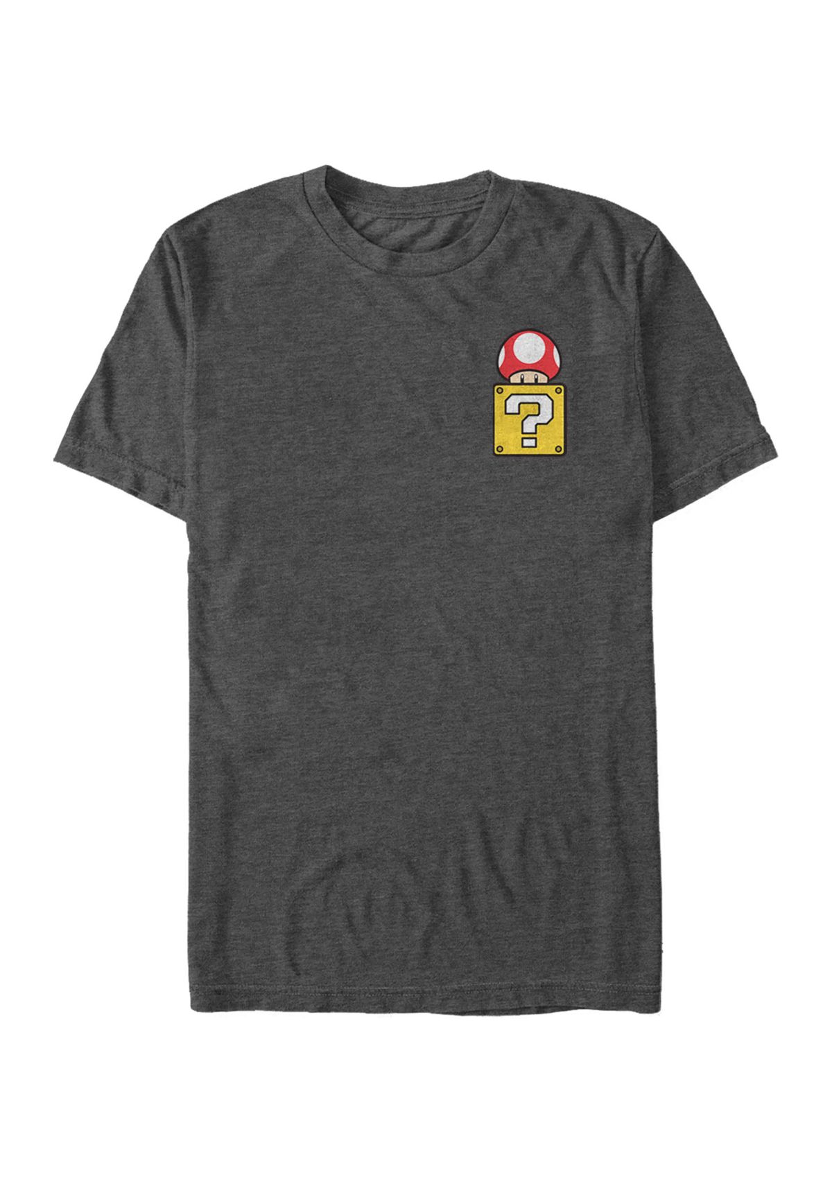 Big & Tall Nintendo Mush Box Graphic Short Sleeve T-Shirt