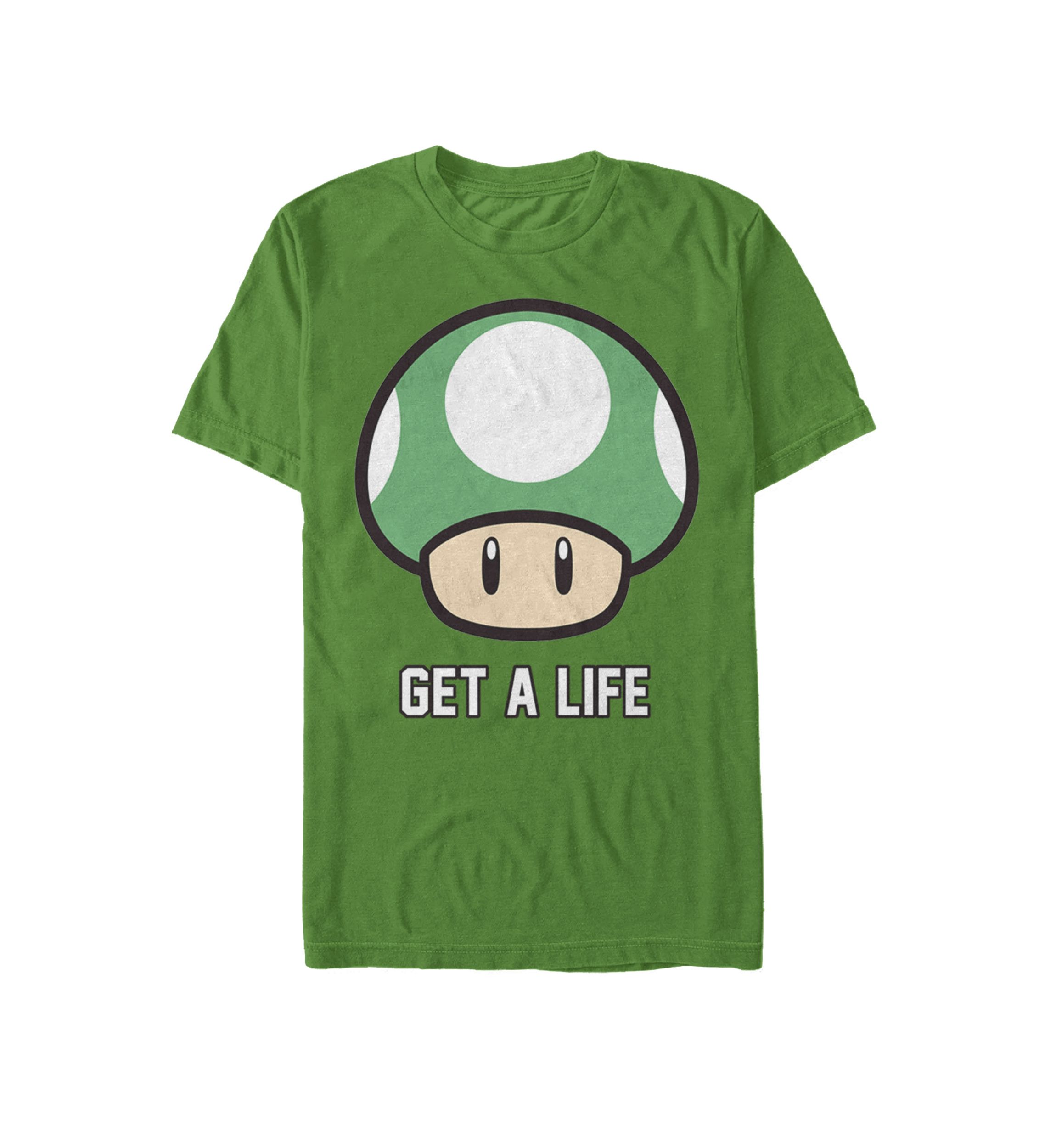 Super Mario Get A Life Shroom Short-Sleeve T-Shirt