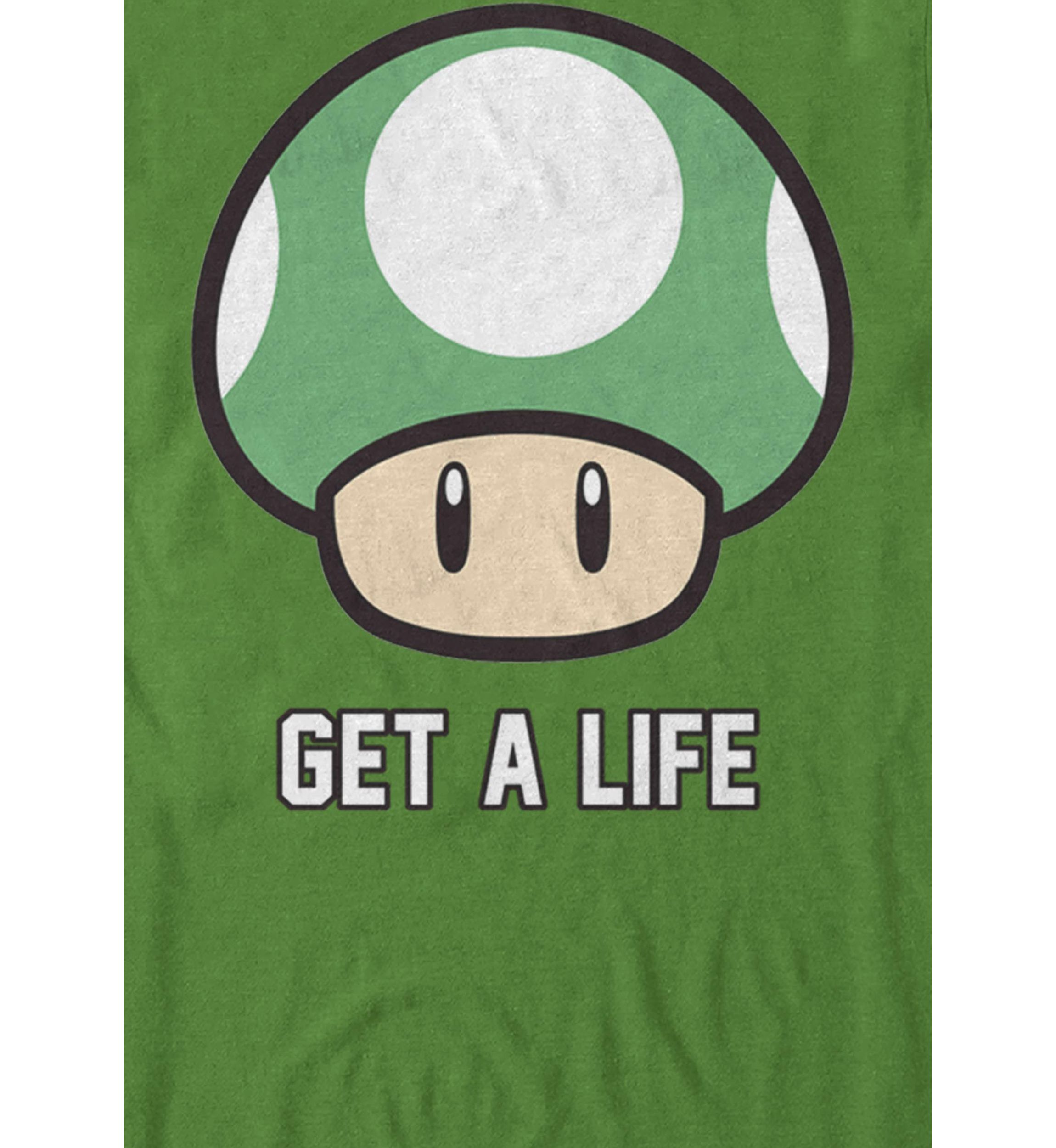 Super Mario Get A Life Shroom Short-Sleeve T-Shirt