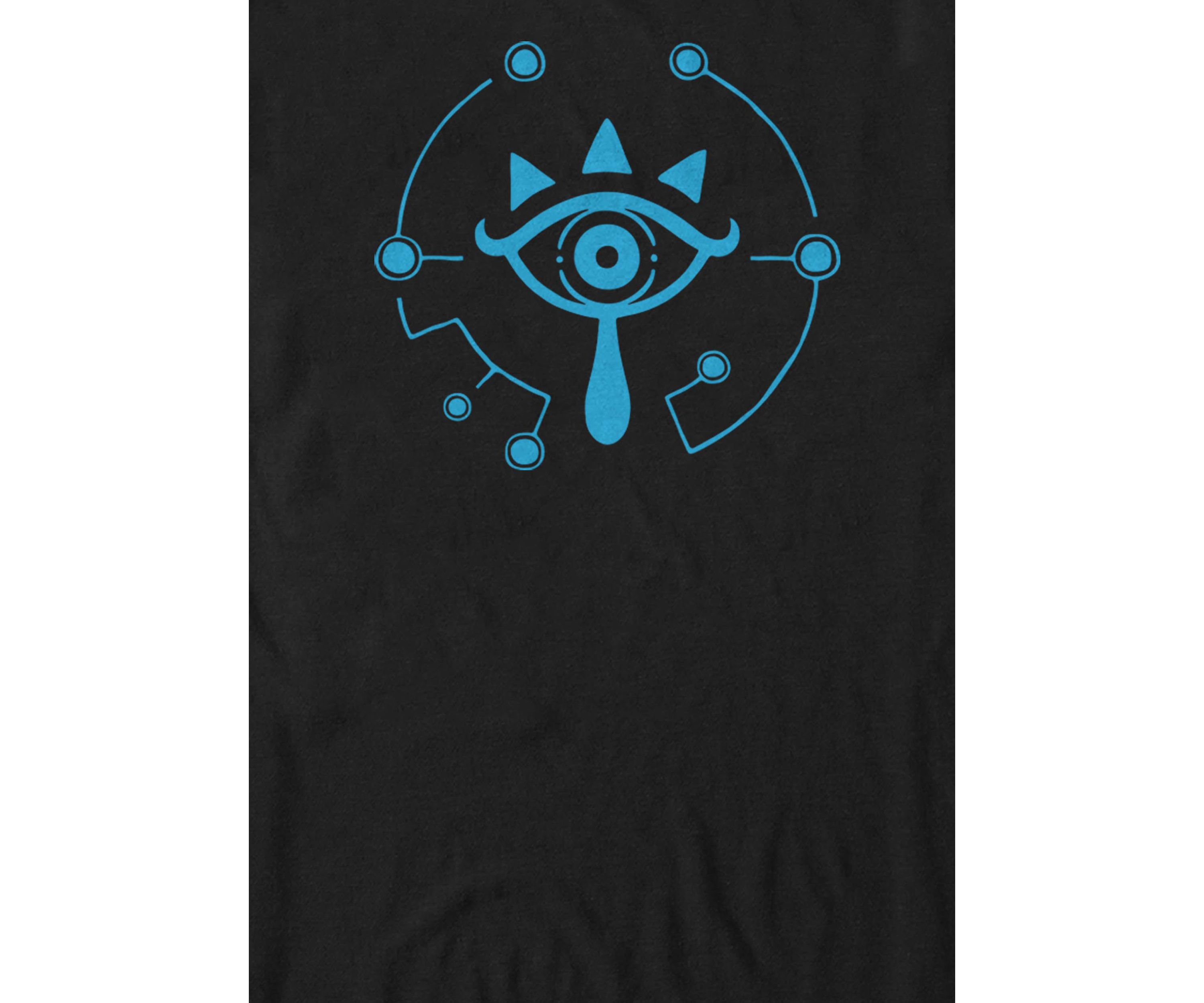 The Legend of Zelda Breath of The Wild Sheikah Eye Logo Short-Sleeve T-Shirt
