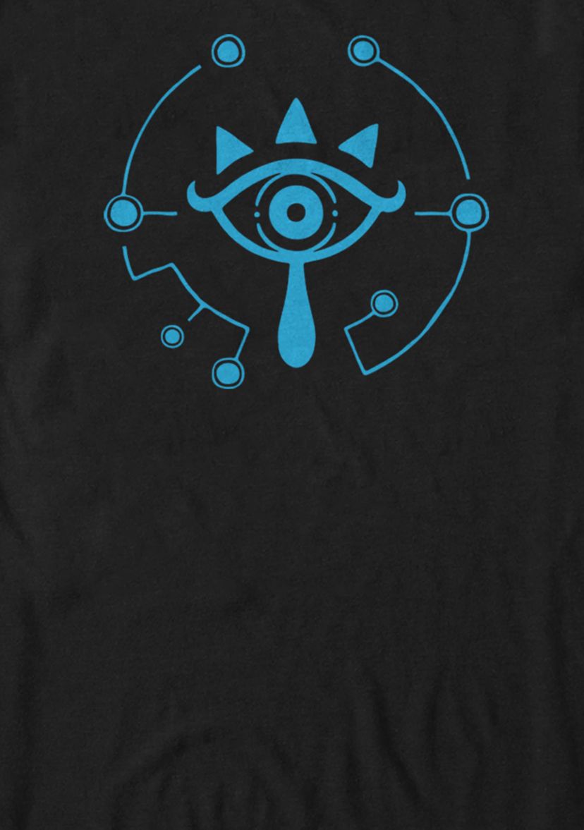 The Legend of Zelda Breath of The Wild Sheikah Eye Logo Short-Sleeve T-Shirt