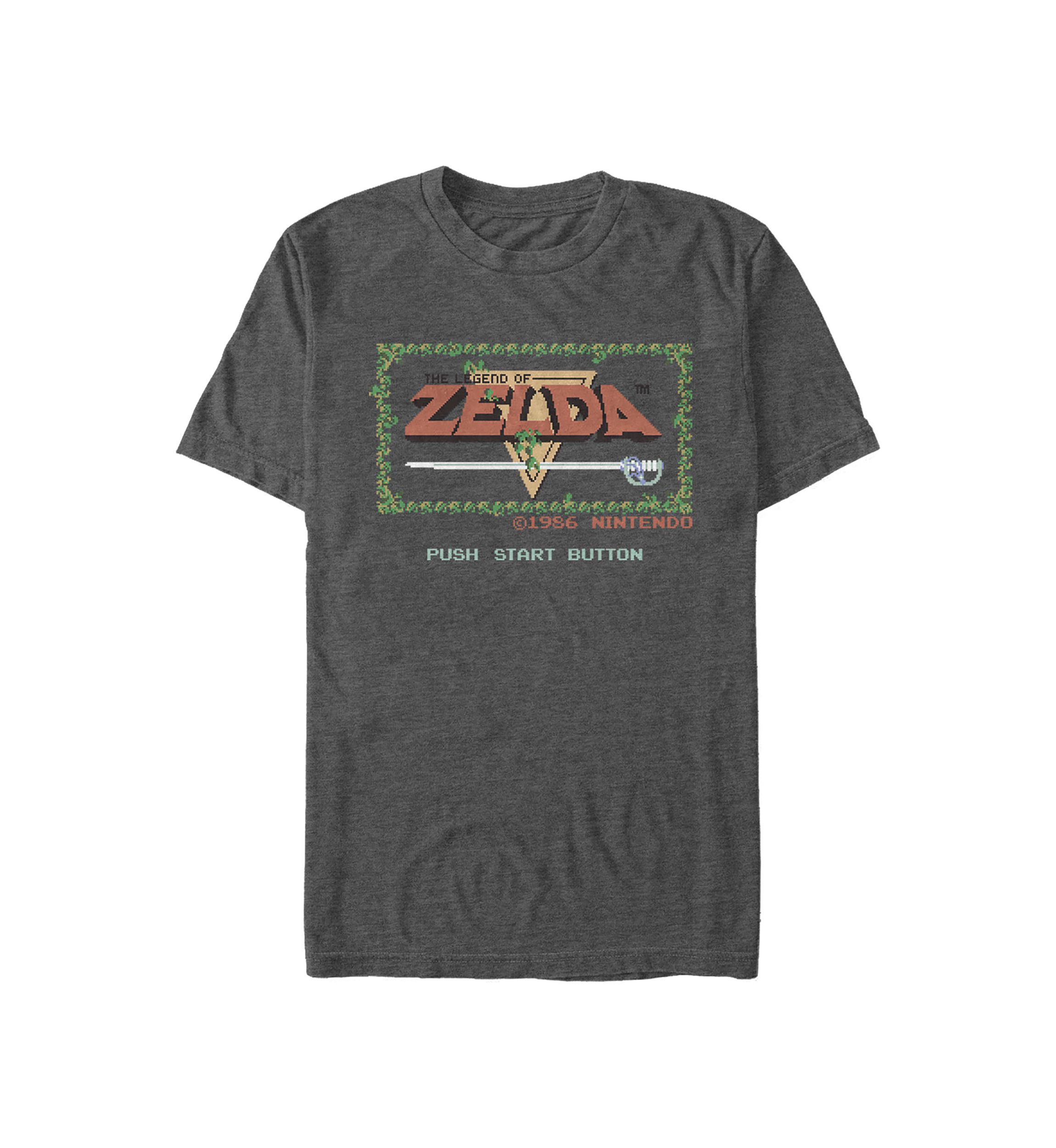 Big & Tall Nintendo Pixelated Graphic Short Sleeve T-Shirt