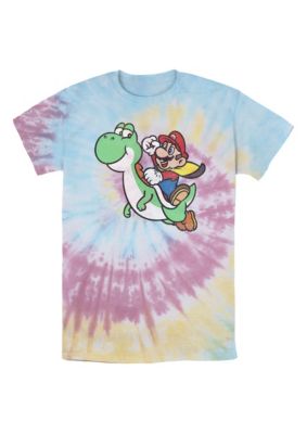 Nintendo Men's Mario Yoshi Jump Graphic T-Shirt