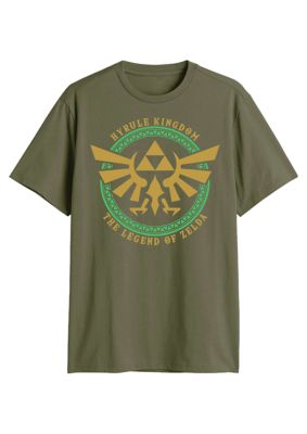 Nintendo Men's Zelda Hyrule Legend Graphic T-Shirt, Medium