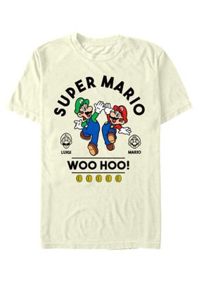 Nintendo Men's Sm Mario Luigi Graphic T-Shirt, Large