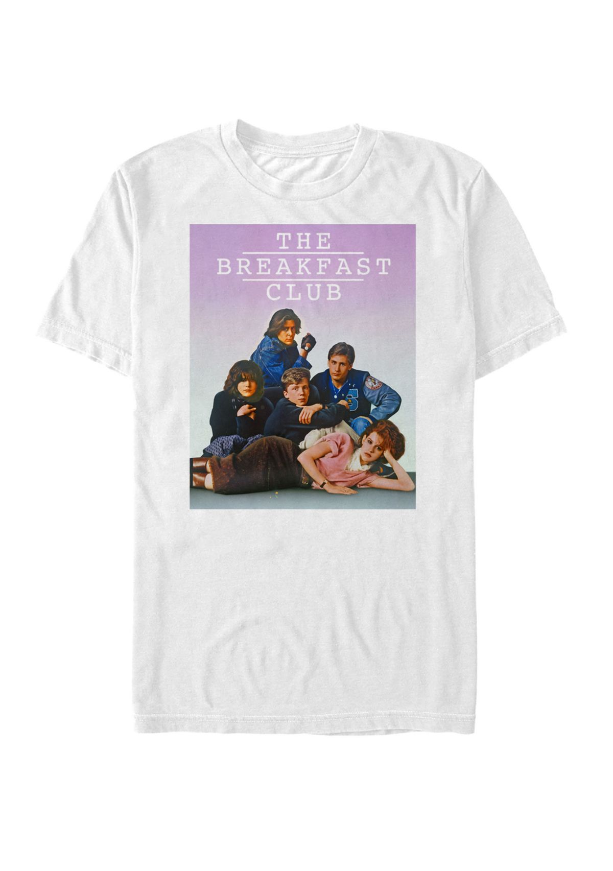Group Pose Faded Background Short Sleeve T-Shirt