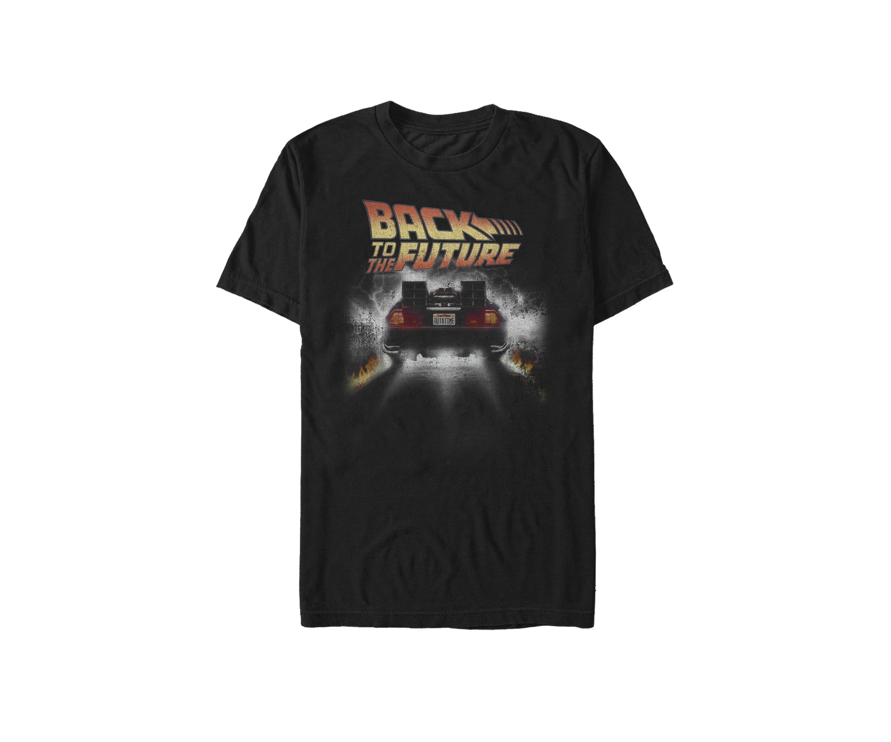 Vintage DeLorean Peel Out Short Sleeve T-Shirt 